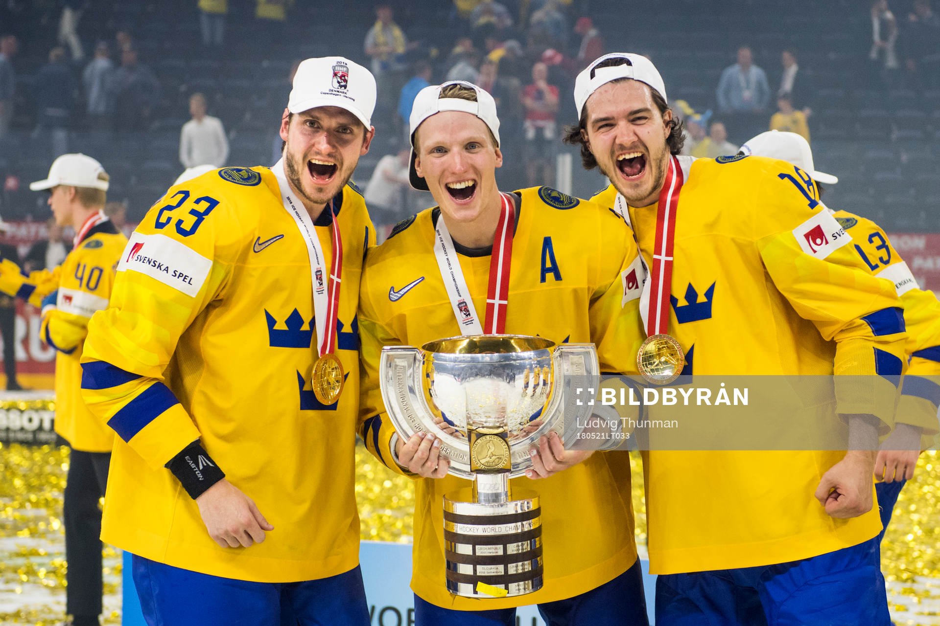 Sveriges Oliver Ekman Larsson, John Klingberg och Dennis