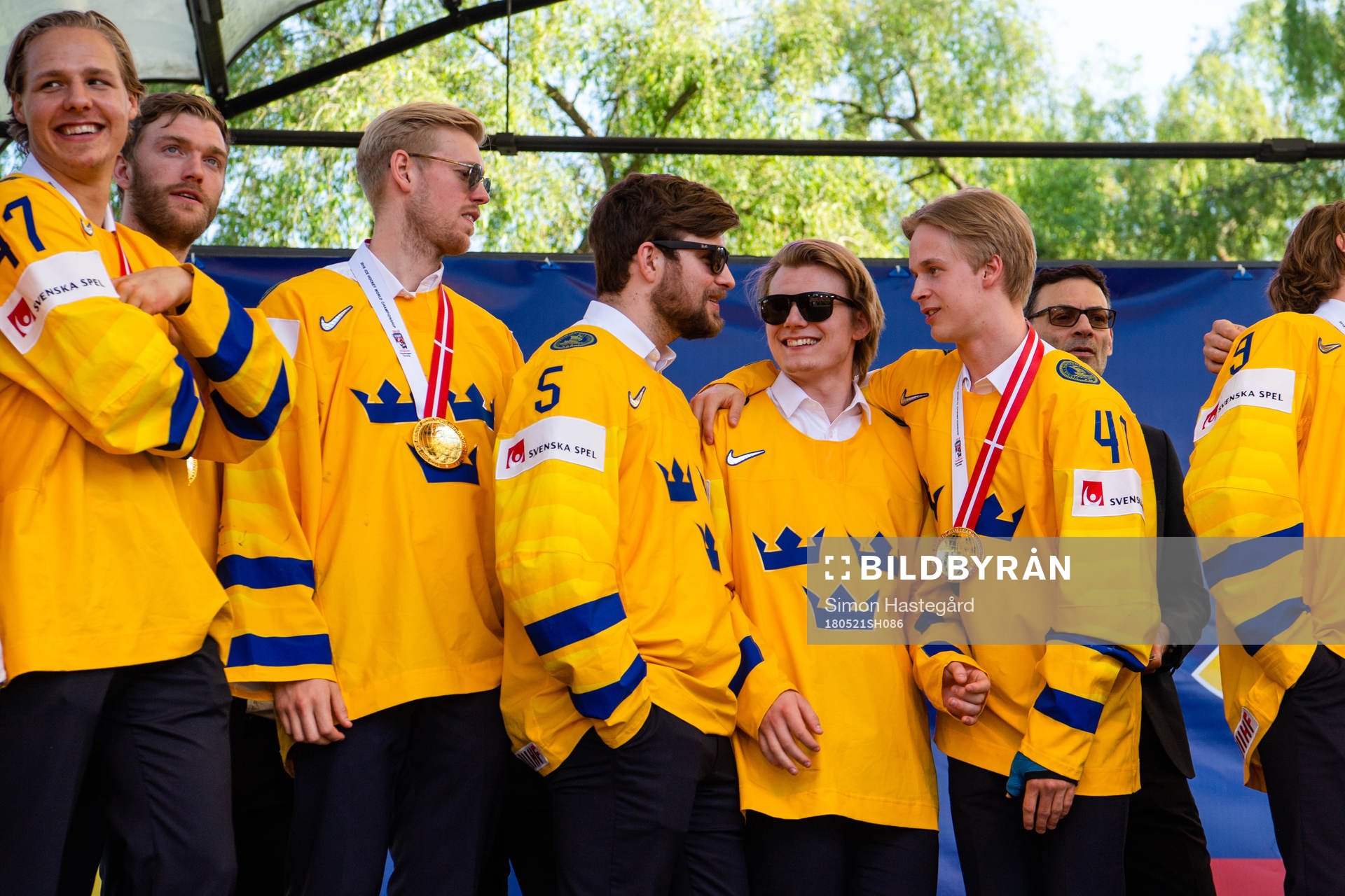 Mikael Wikstrand , Lias Andersson och Elias Pettersson