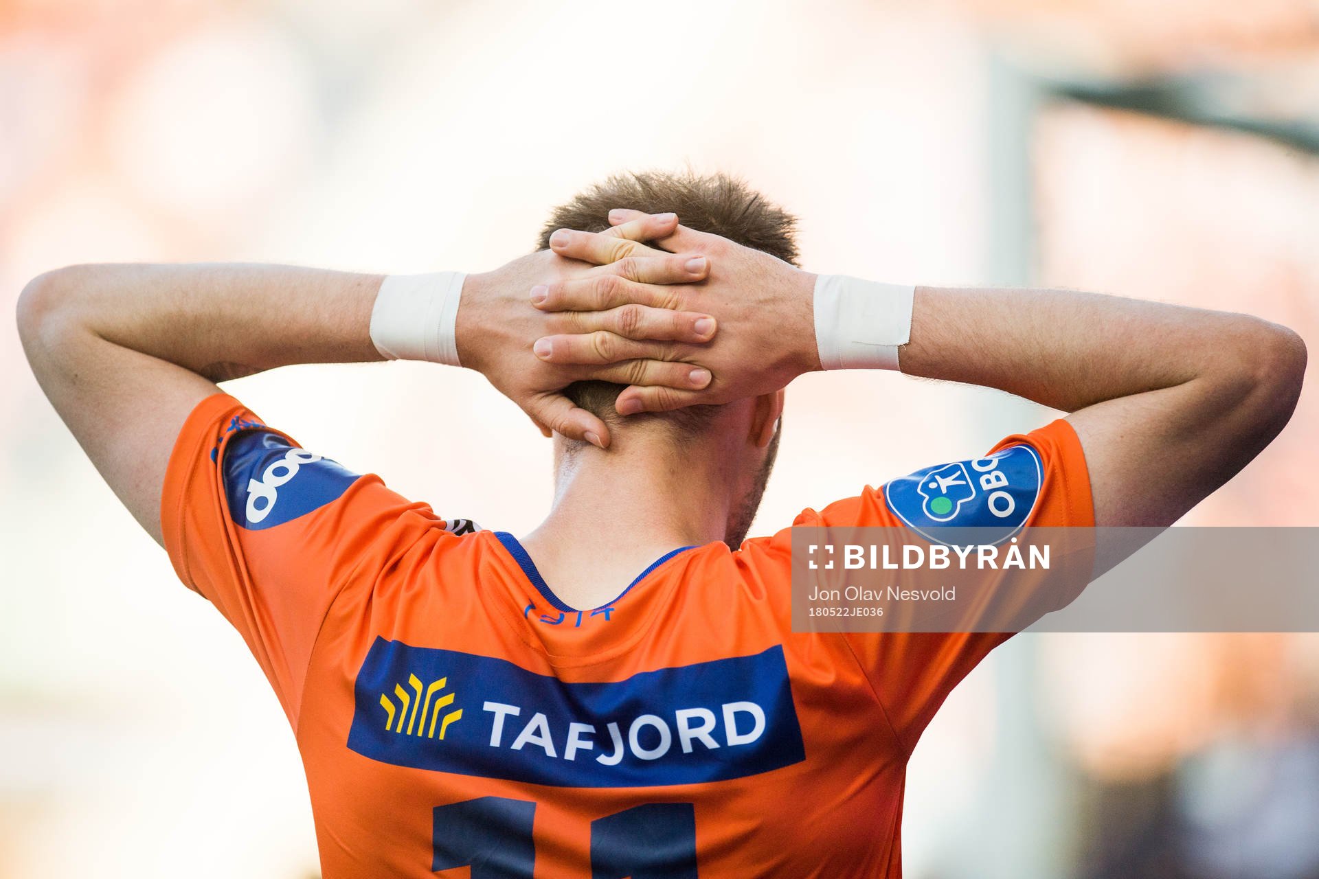 Aron Elís Thrándarson of Aalesund reacts