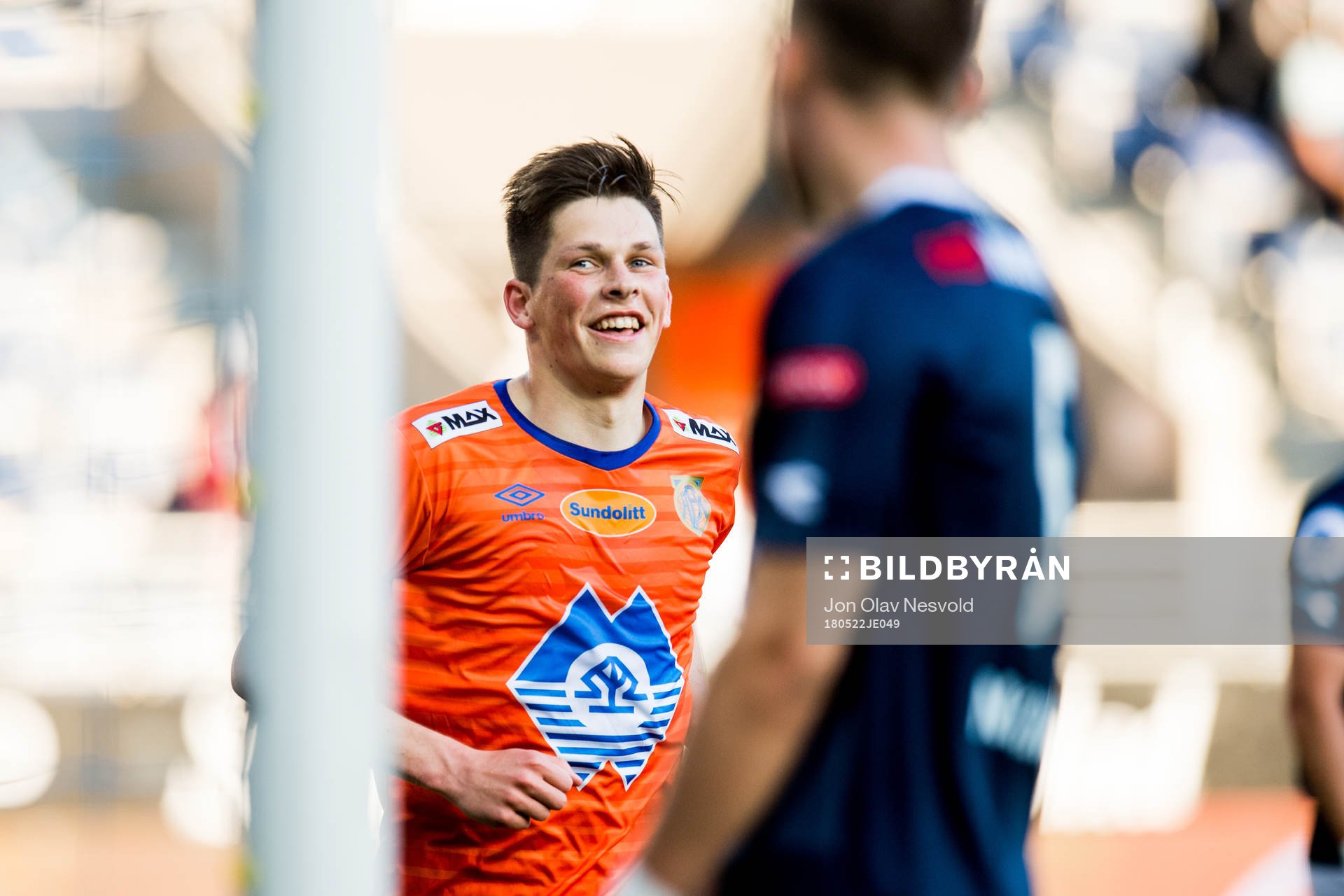 Sondre Fet of Aalesund celebrates the 0-2 goal