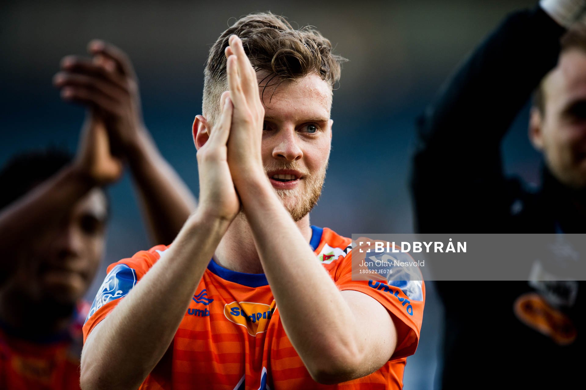 Adam Örn Arnarson of Aalesund celebrates
