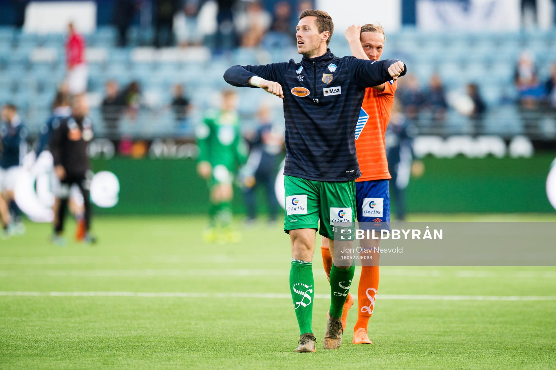 Tarjei Aase Omenås of Aalesund celebrates