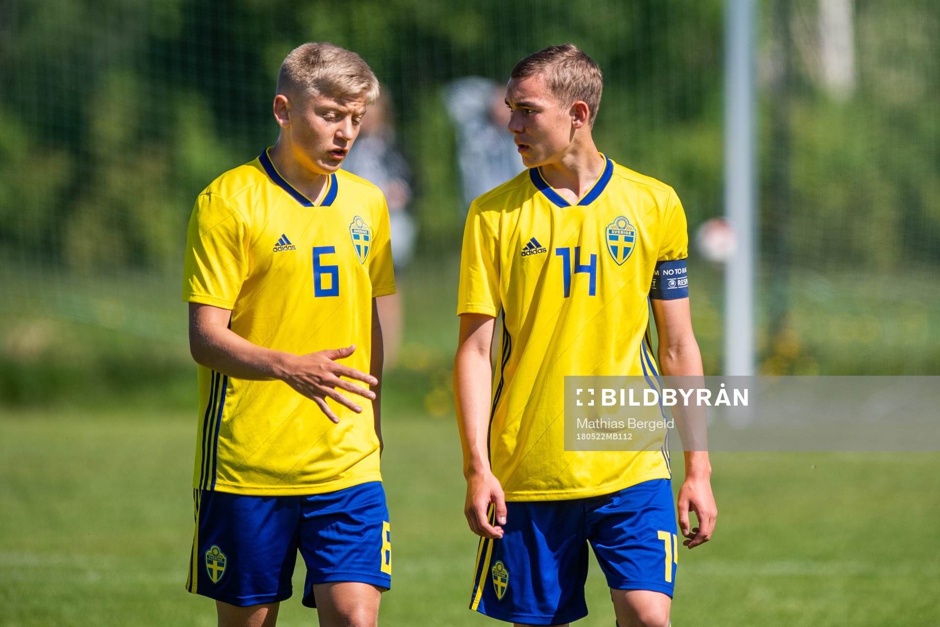 Sveriges Dennis Collander och Alexander Nilsson