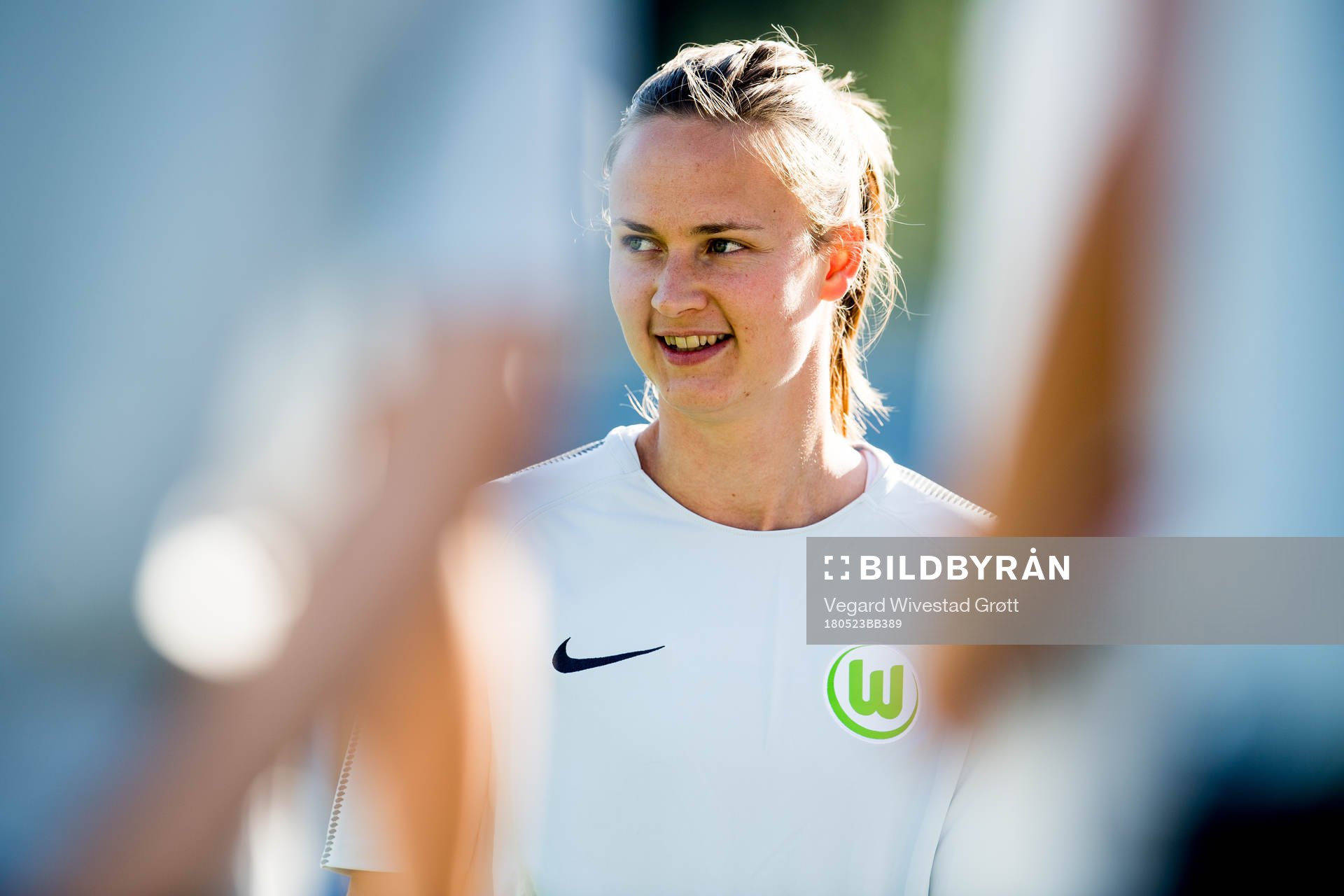 Caroline Graham Hansen of Wolfsburg