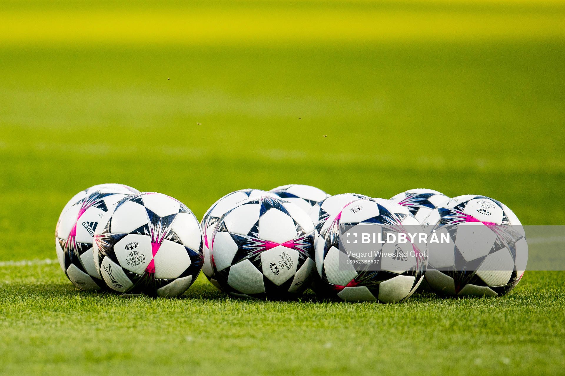 The official Adidas match balls
