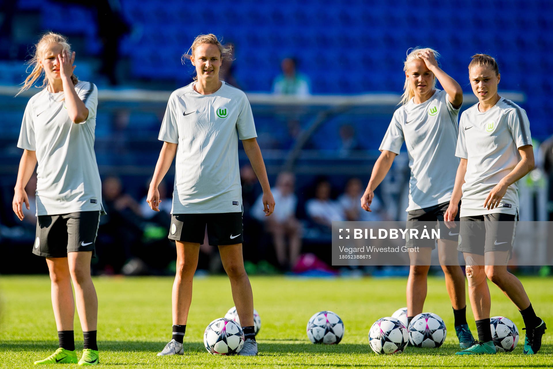 Caroline Graham Hansen of Wolfsburg
