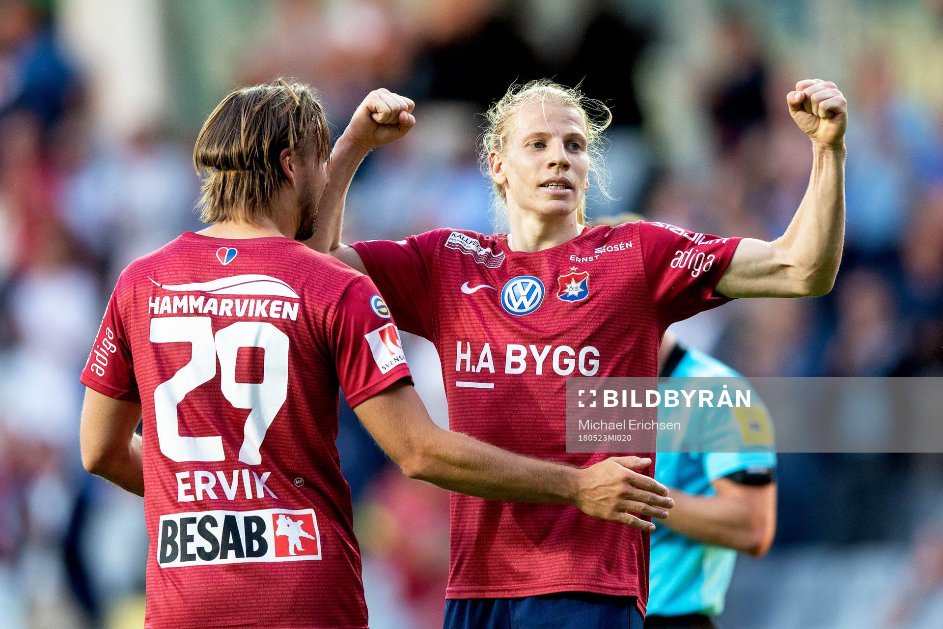Örgrytes Gustav Ludwigson jublar