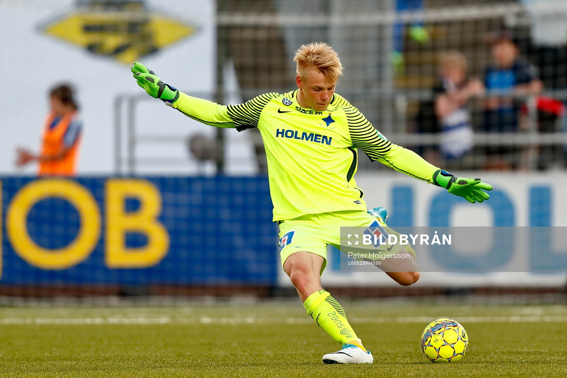 Norrköpings målvakt Isak Pettersson