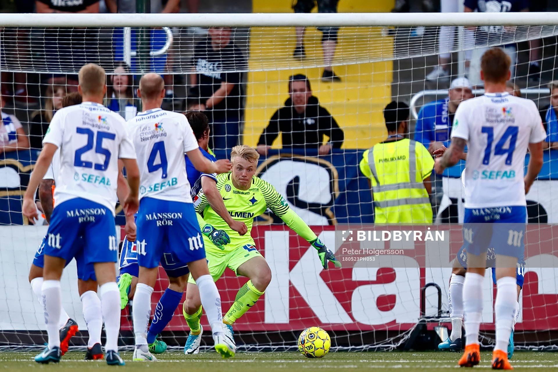Norrköpings målvakt Isak Pettersson