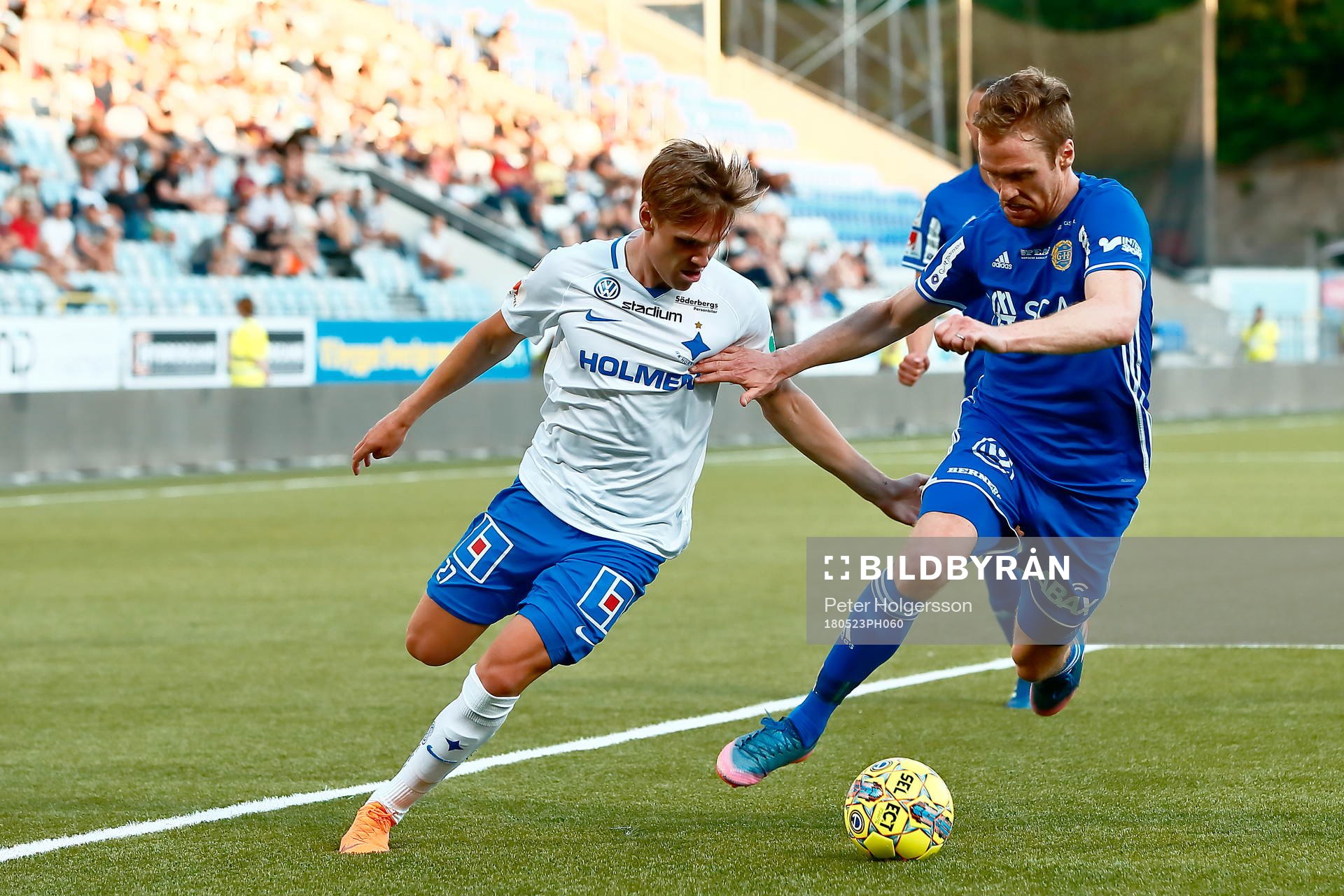 Norrköpings Arnór Sigurdsson och Sundsvalls David Myrestam