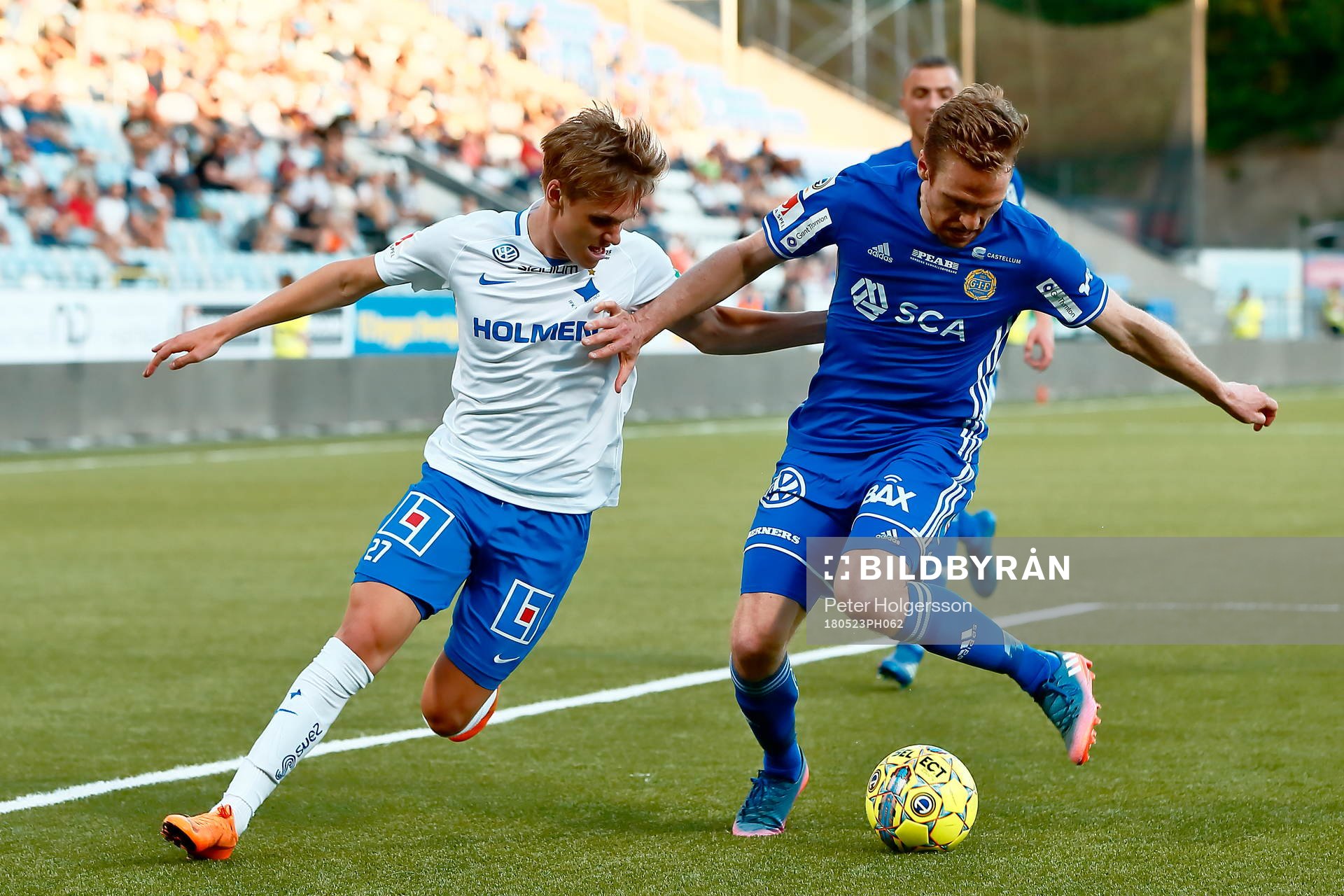 Norrköpings Arnór Sigurdsson och Sundsvalls David Myrestam