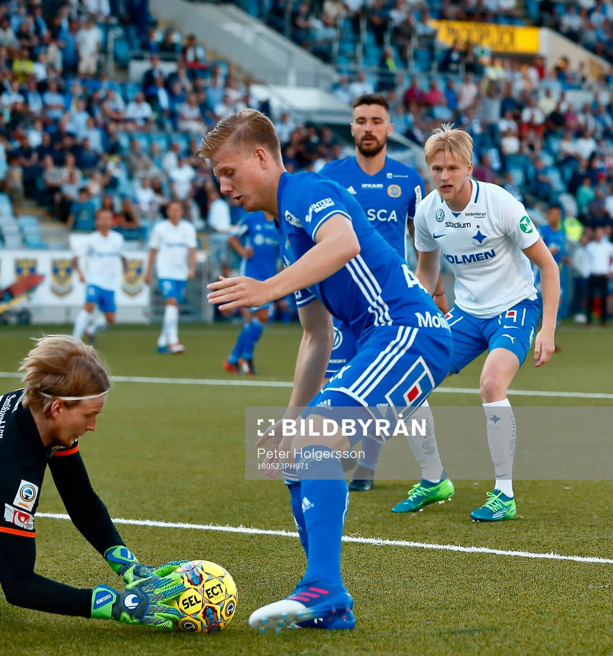 Sundsvalls målvakt William Eskelinen, Eric Björkander,