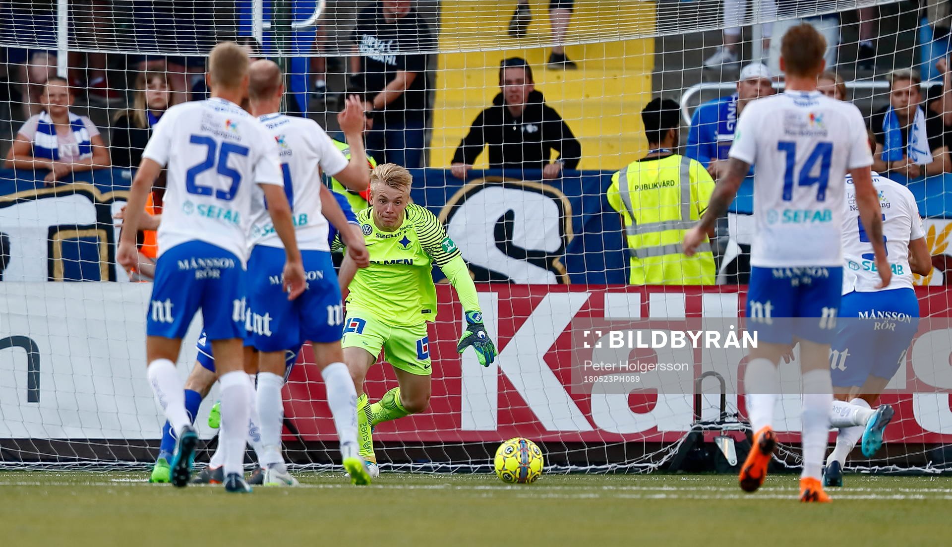 Norrköpings målvakt Isak Pettersson