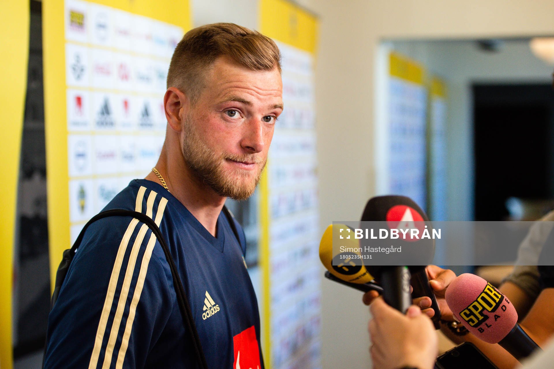 John Guidetti i Mixed zone