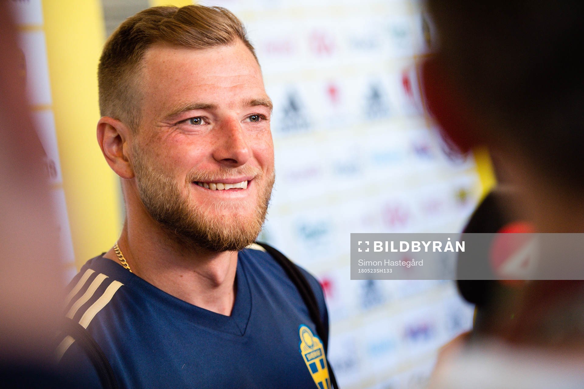 John Guidetti i Mixed zone