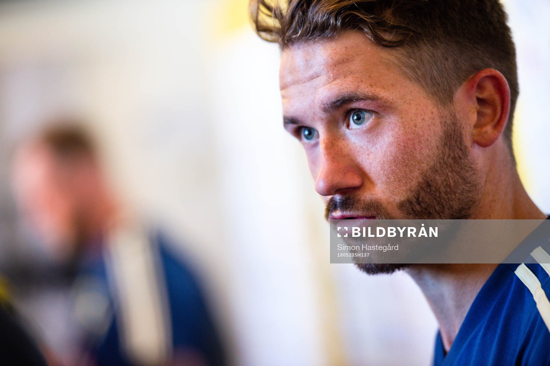 Marcus Rohdén i Mixed zone