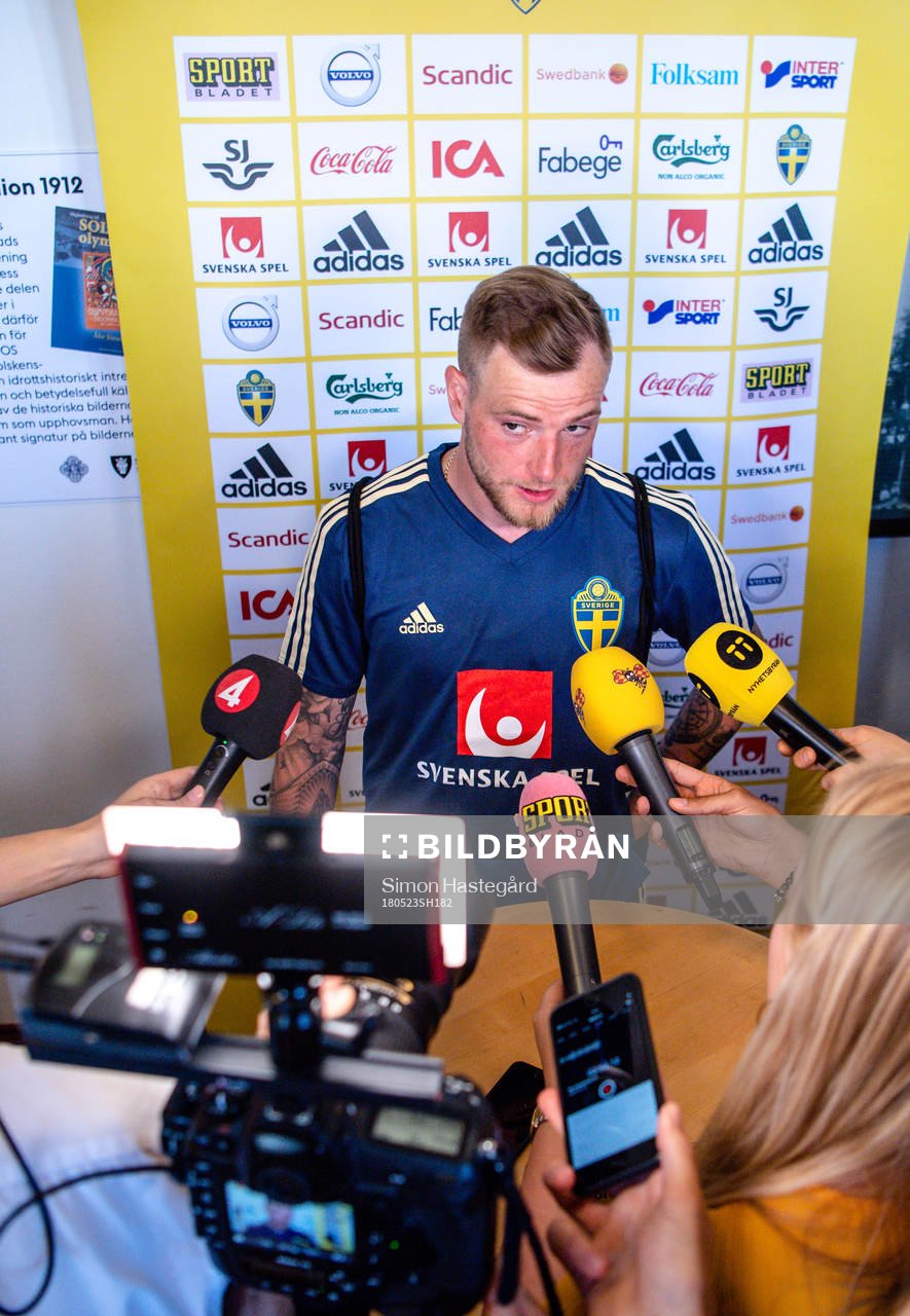 John Guidetti i mixed zone