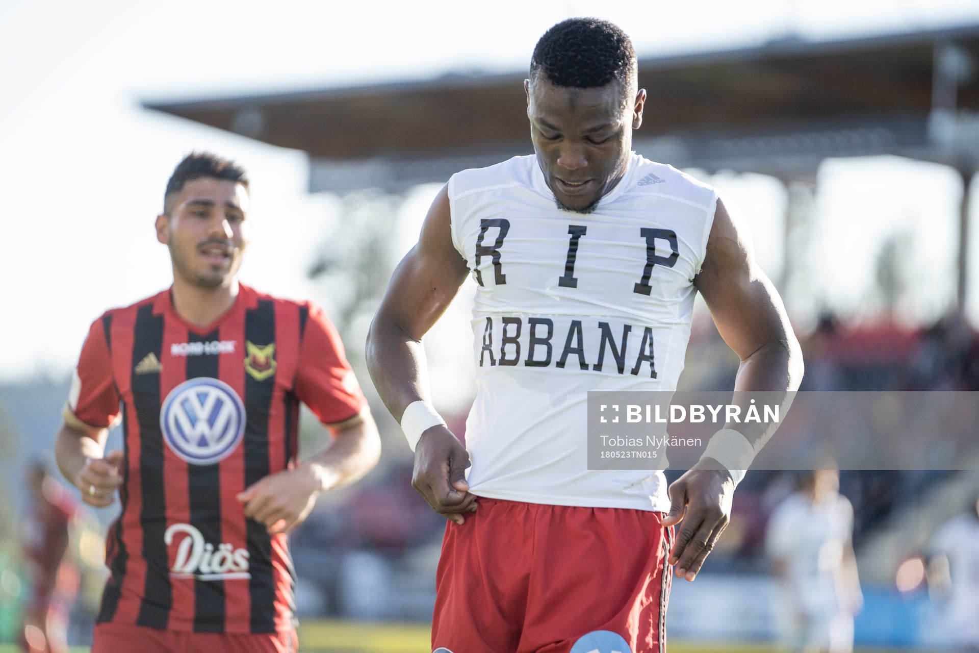 Östersunds Alhaji Gero jublar
