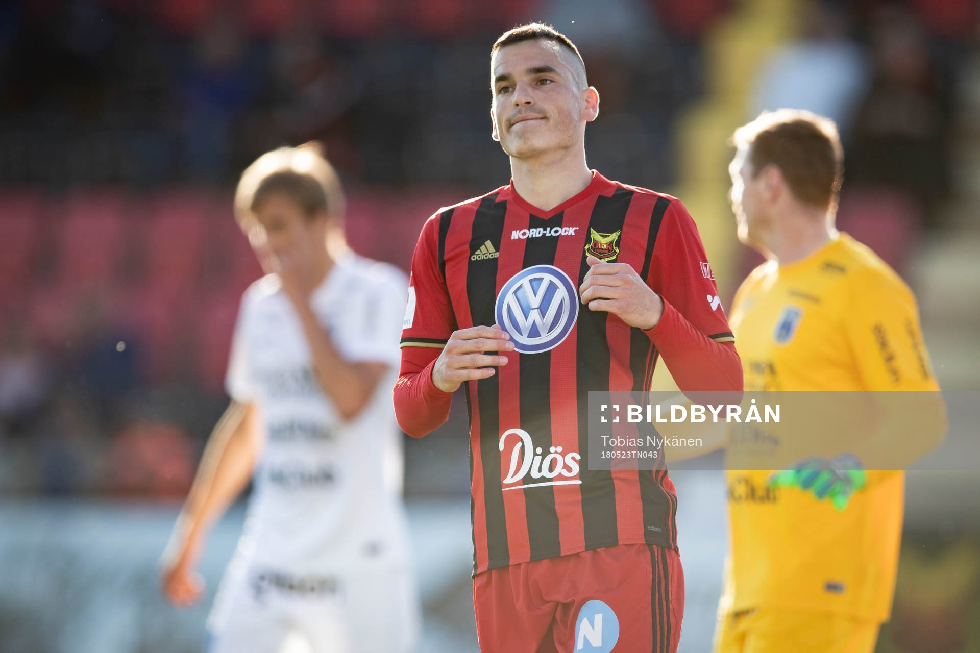 Östersunds Dino Islamovic deppar