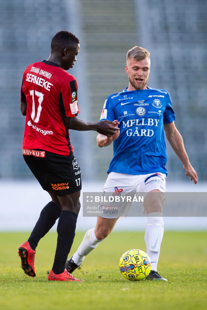 Trelleborgs Robin Nilsson och Brommapojkarna Eric Johana