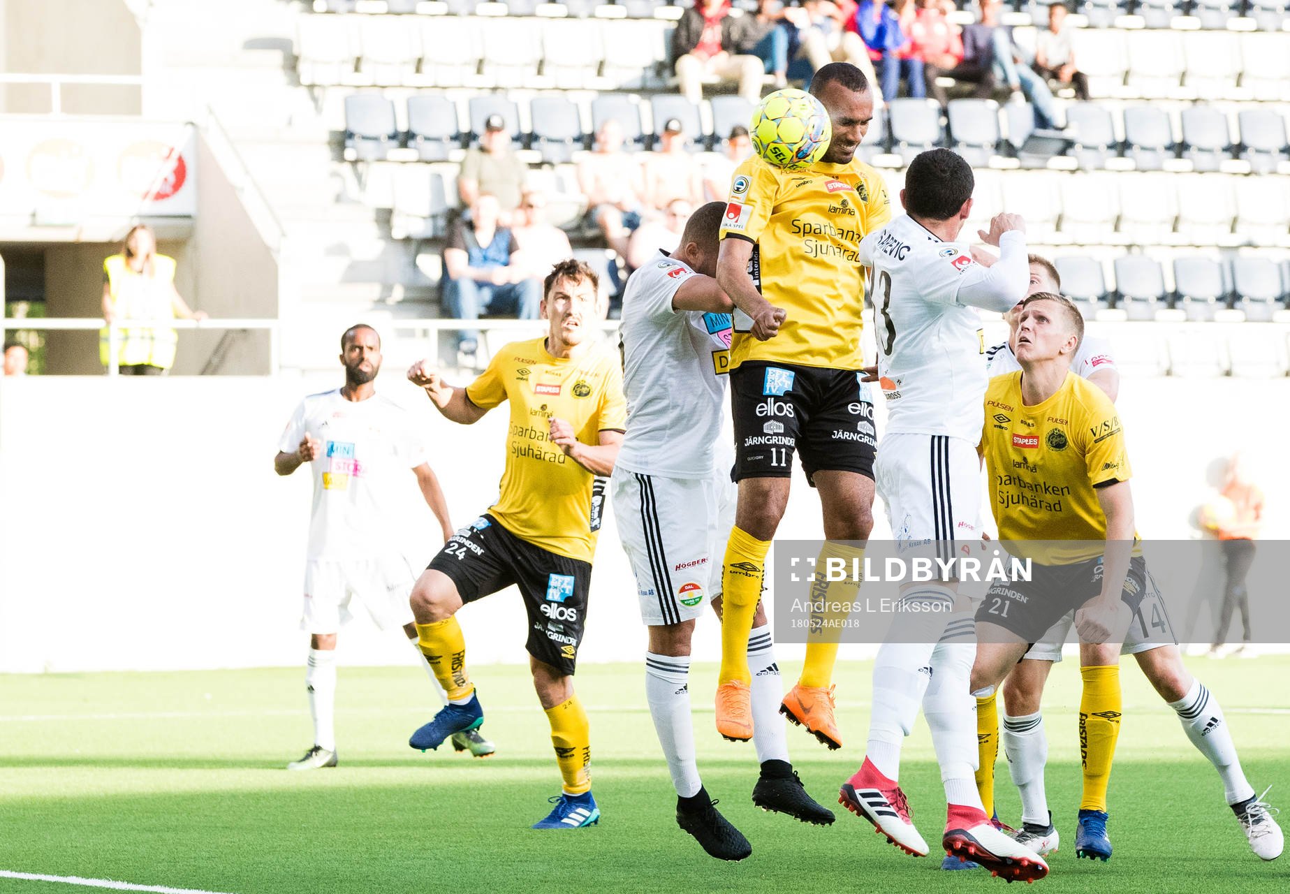 Elfsborgs Issam Jebali gör 0-1 på hörna