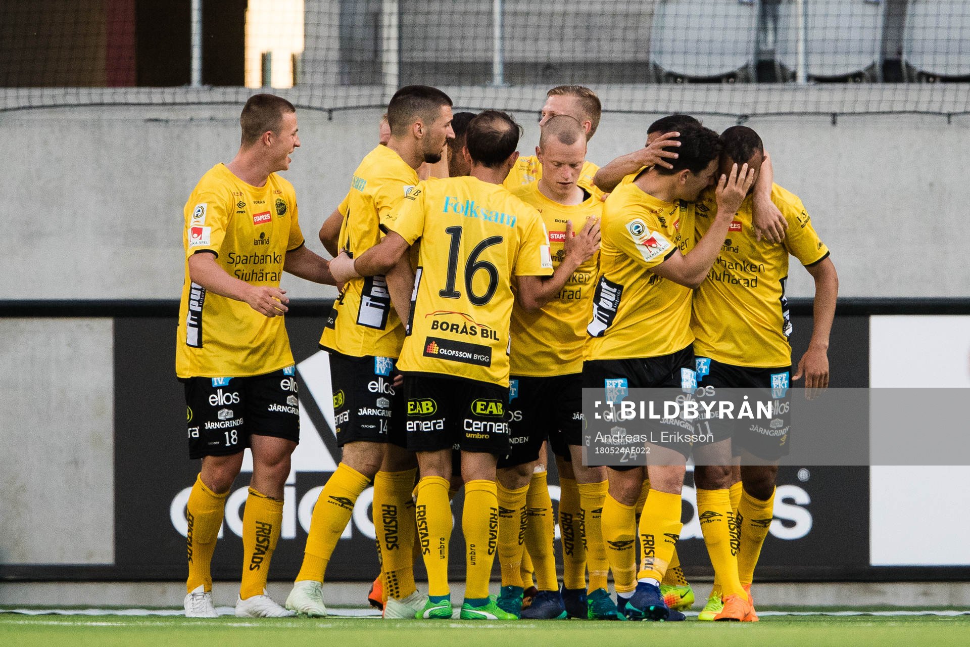 Elfsborgs spelare jublar