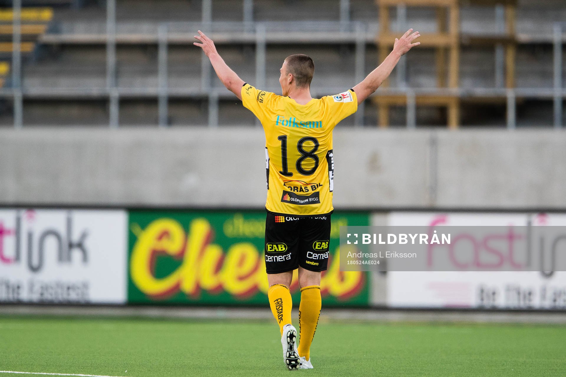 Elfsborgs Simon Olsson jublar