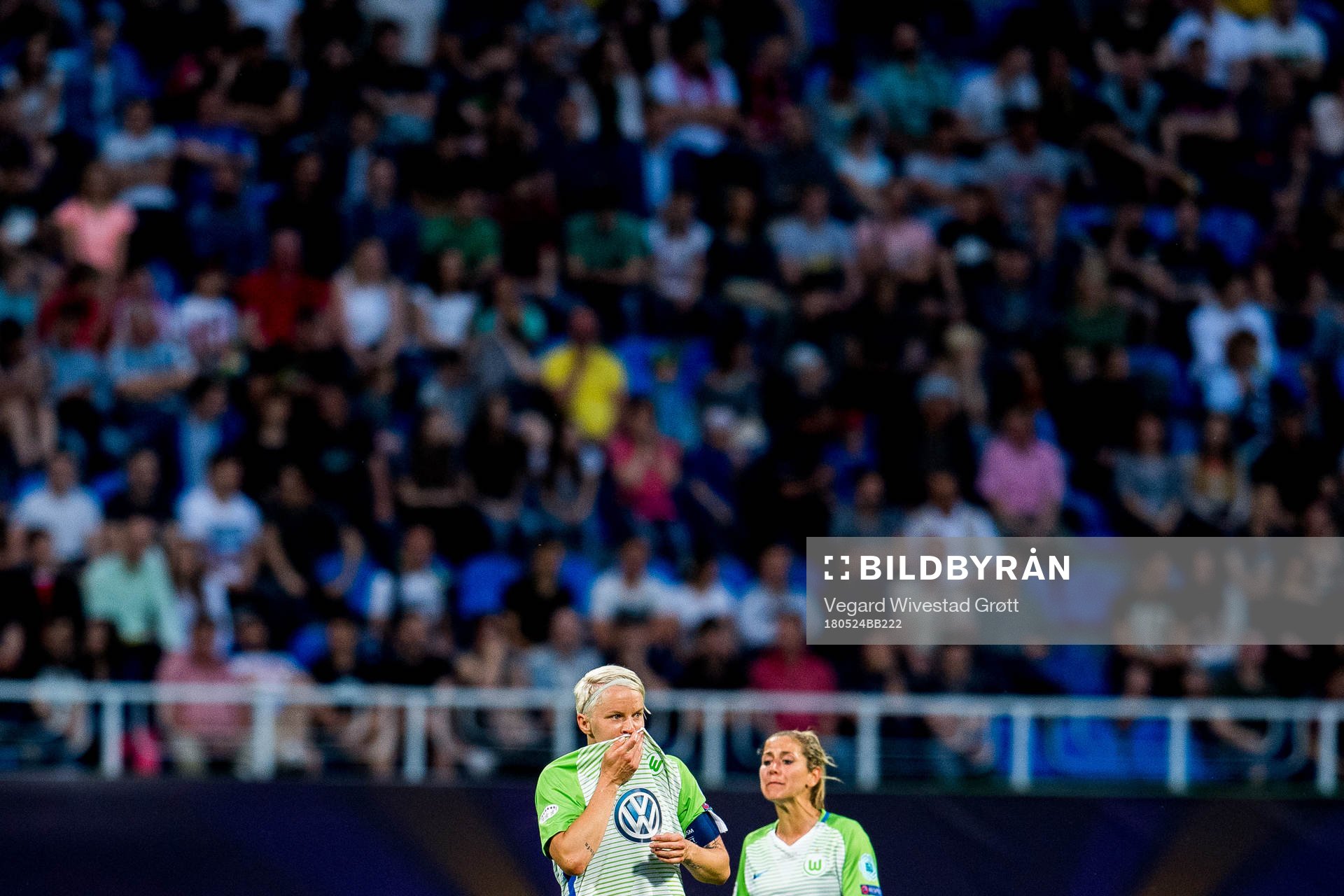 Nilla Fischer and Anna Blässe of Wolfsburg