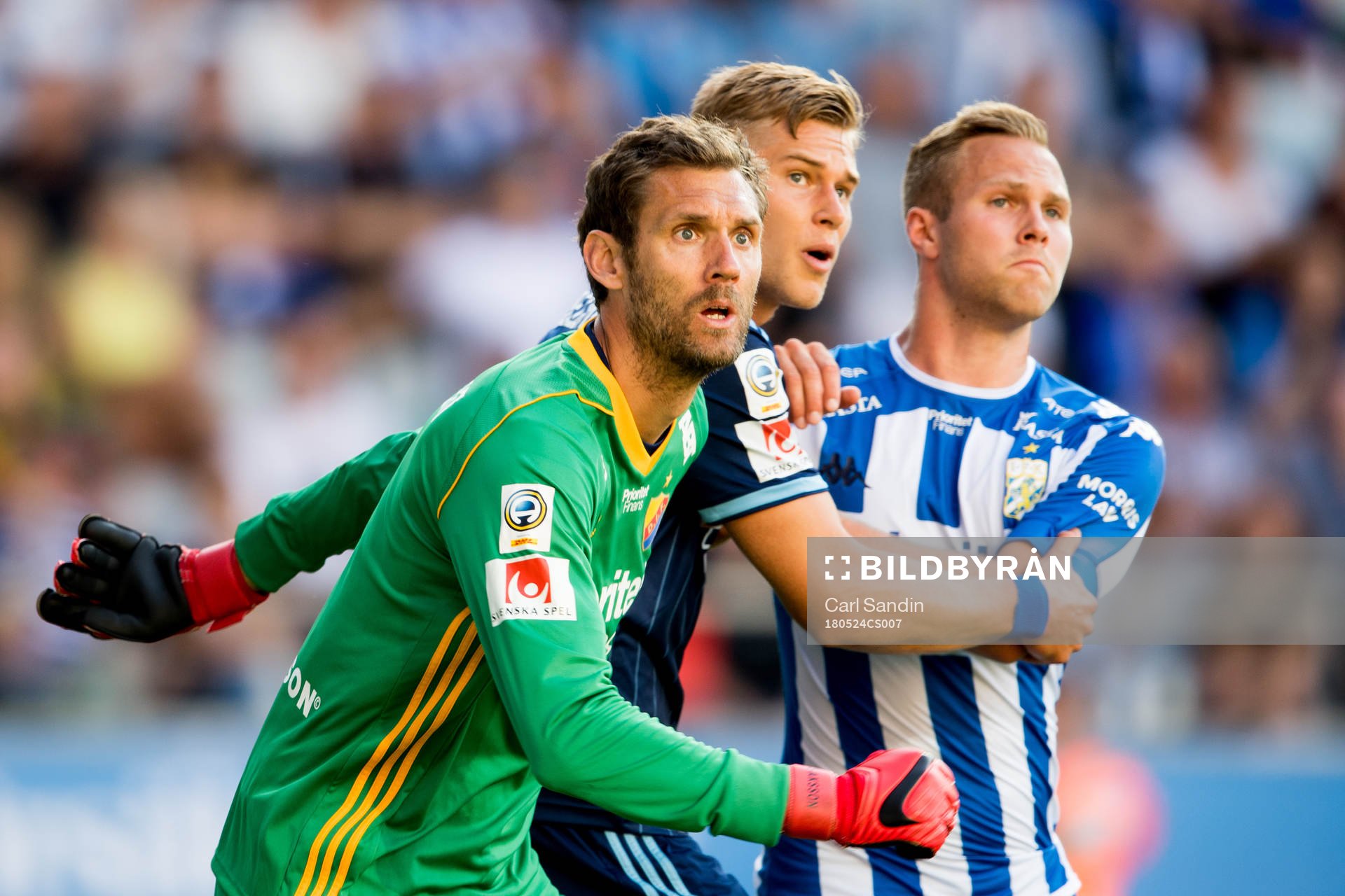 Djurgårdens målvakt Andreas Isaksson