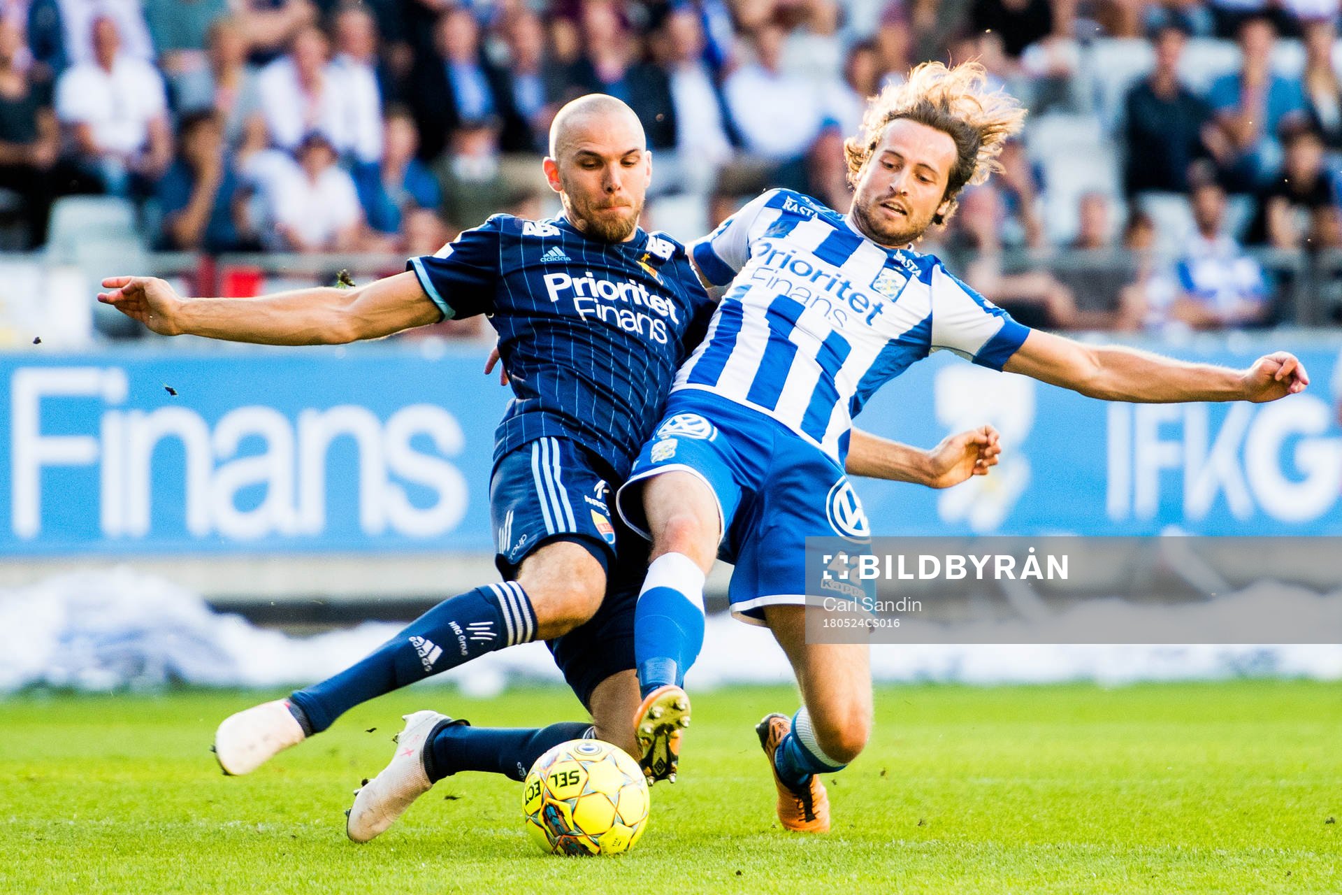 Djurgårdens Marcus Danielson och IFK Göteborgs Mikkel