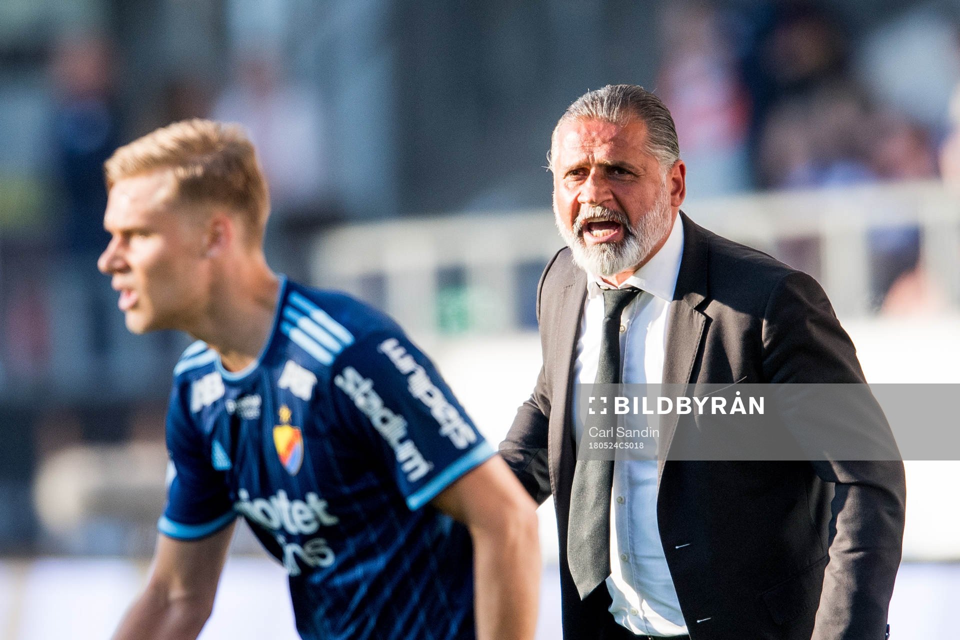 Djurgårdens tränare Özcan Melkemichel