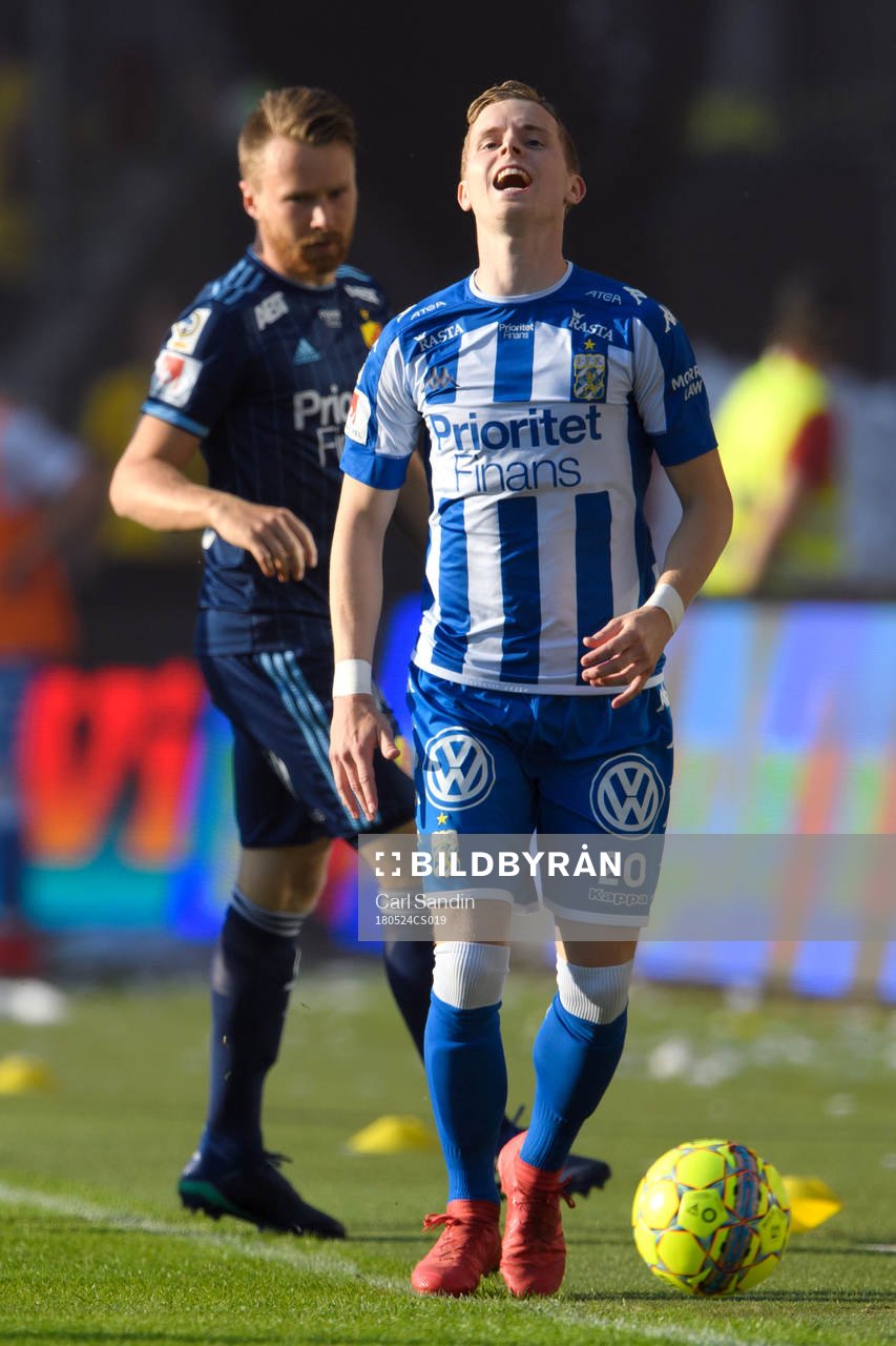 IFK Göteborgs Victor Wernersson deppar