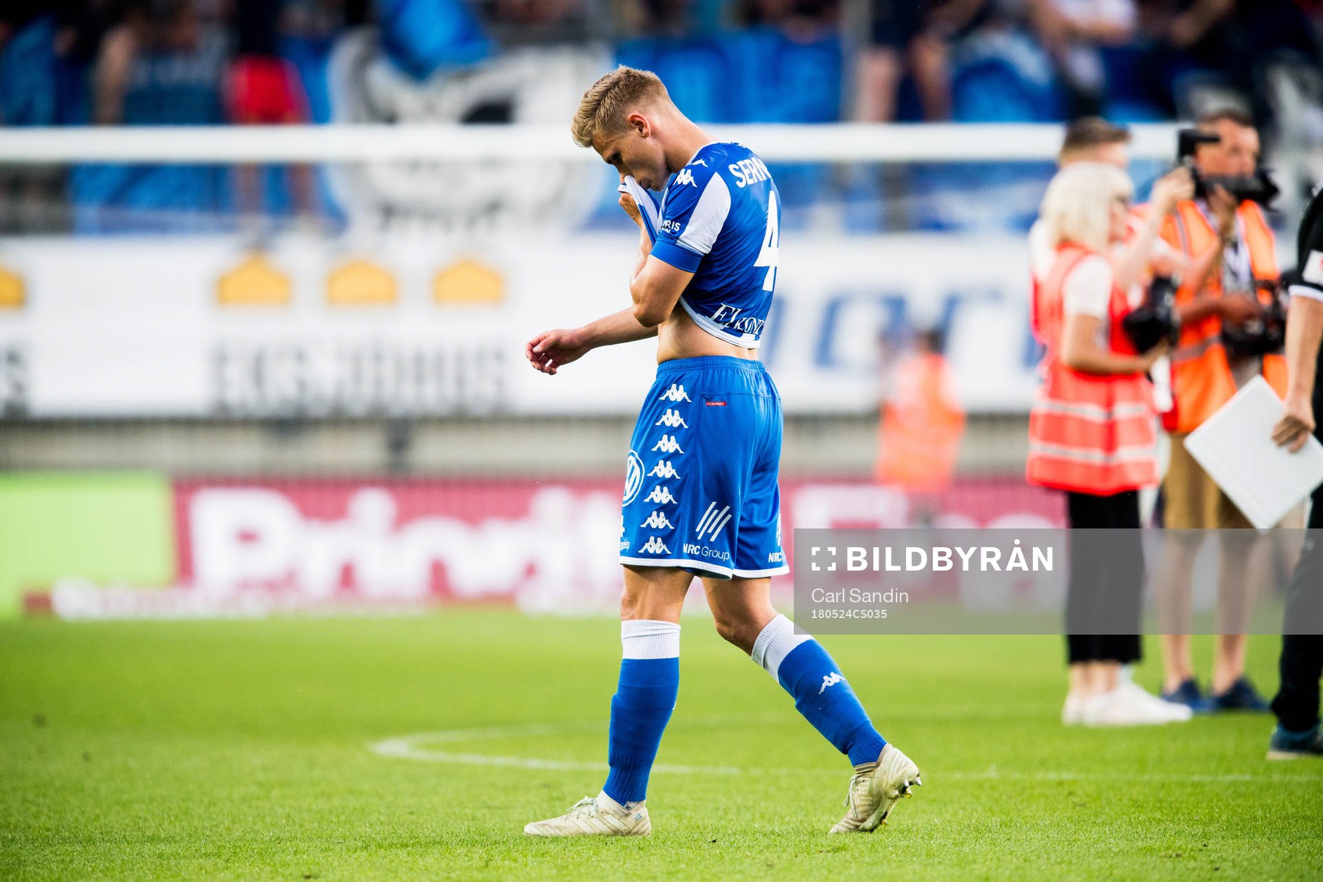IFK Göteborgs Carl Starfelt deppar