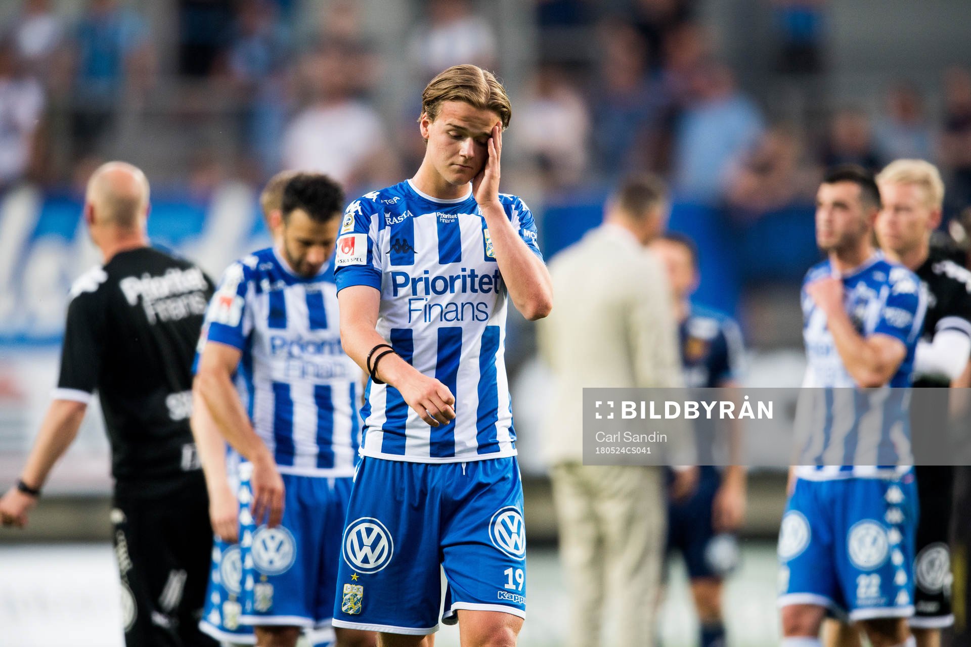 IFK Göteborgs August Erlingmark deppar