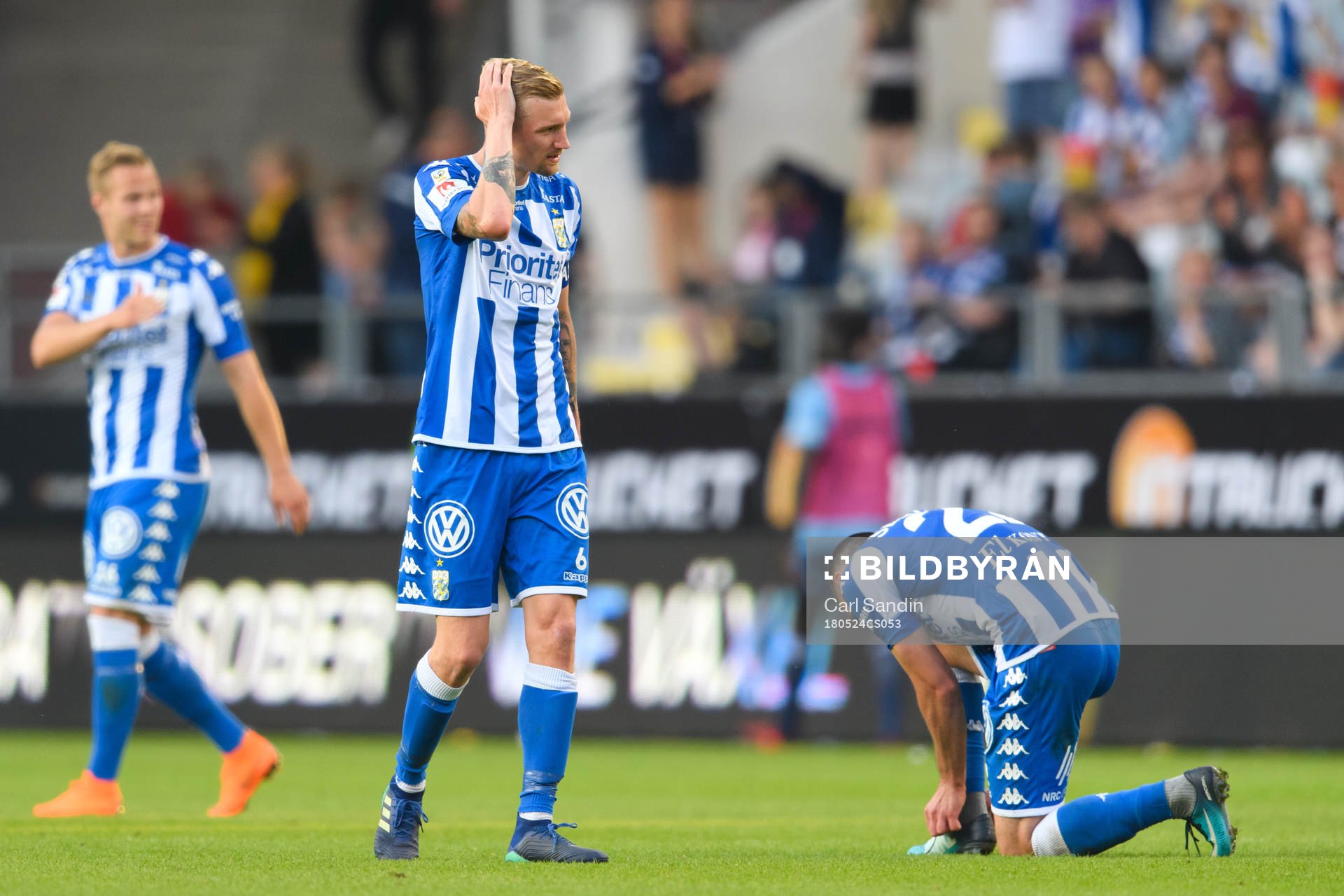 IFK Göteborgs Sebastian Eriksson deppar