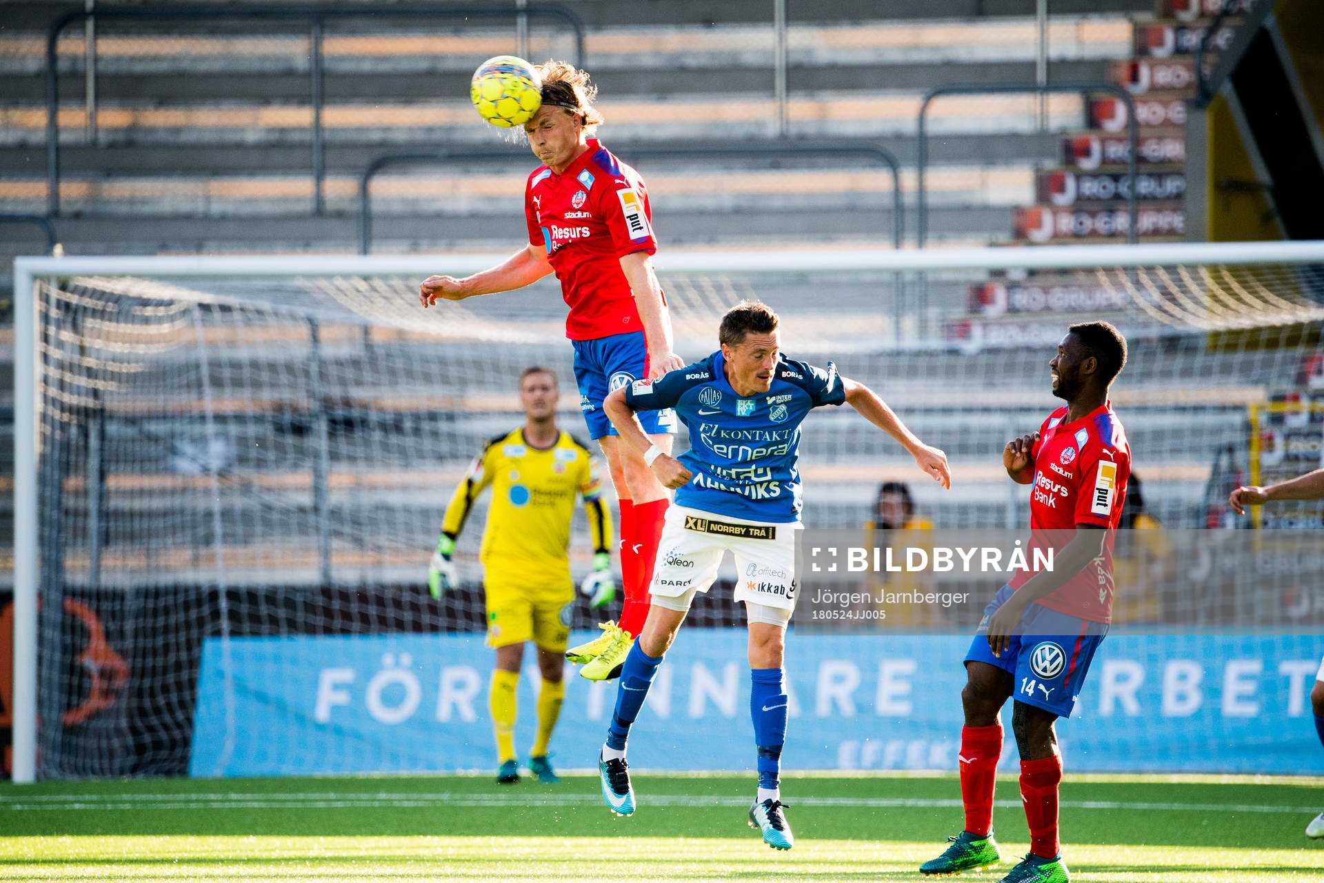 Helsingborgs Carl Johansson och Norrbys Lars Nilsson