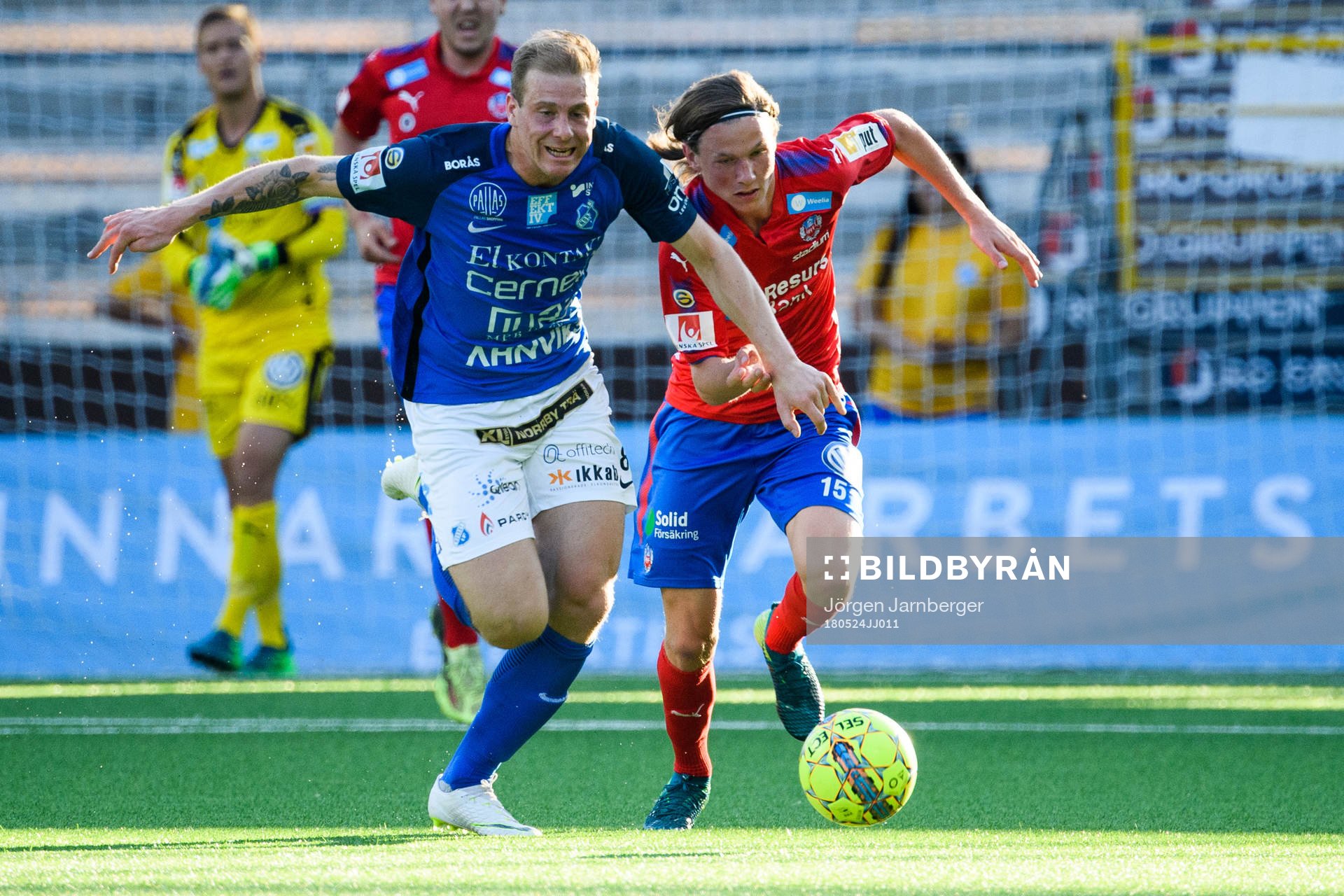 Norrbys Nicklas Savolainen och Helsingborgs Max Svensson