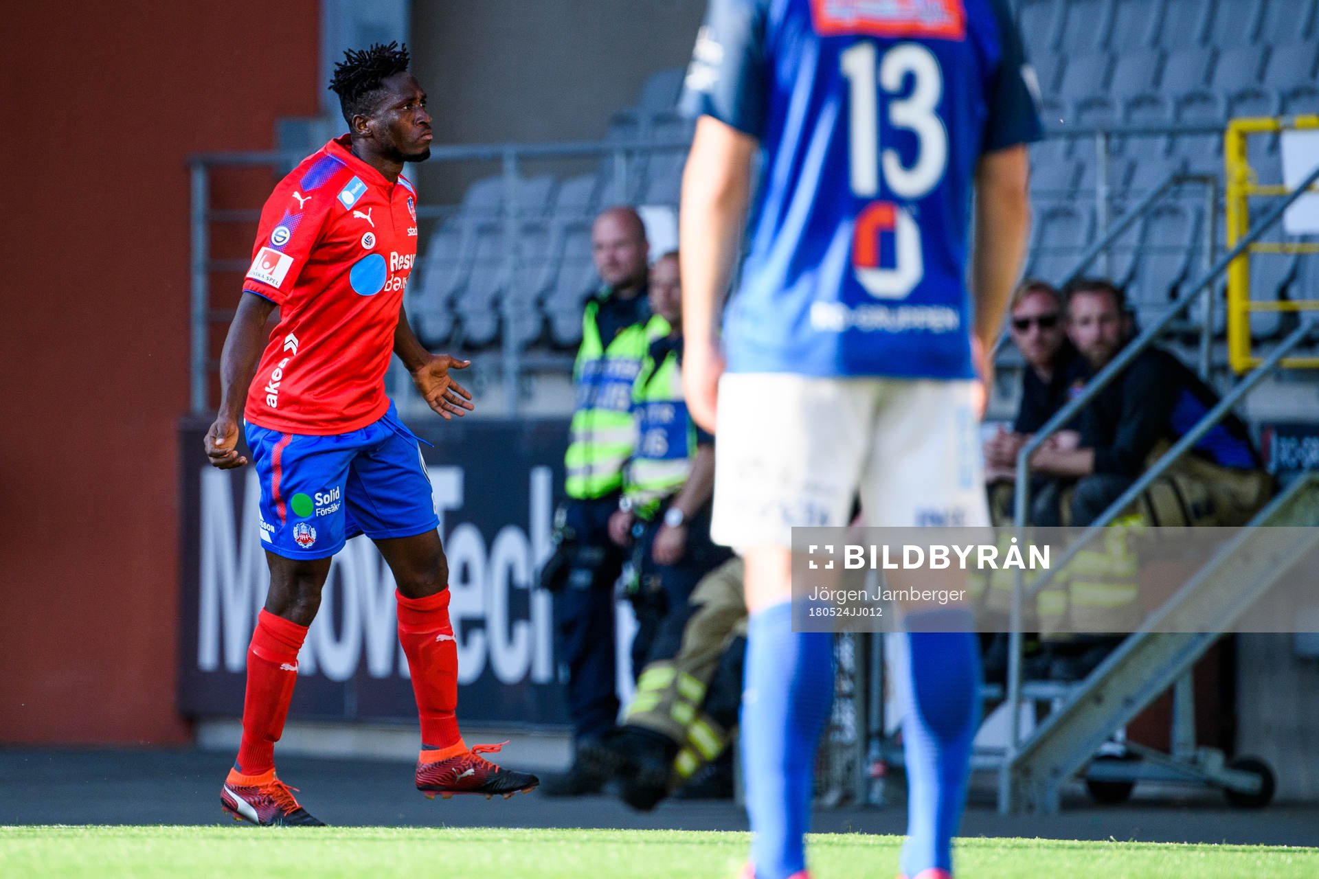 Helsingborgs Mamudu Moro jublar