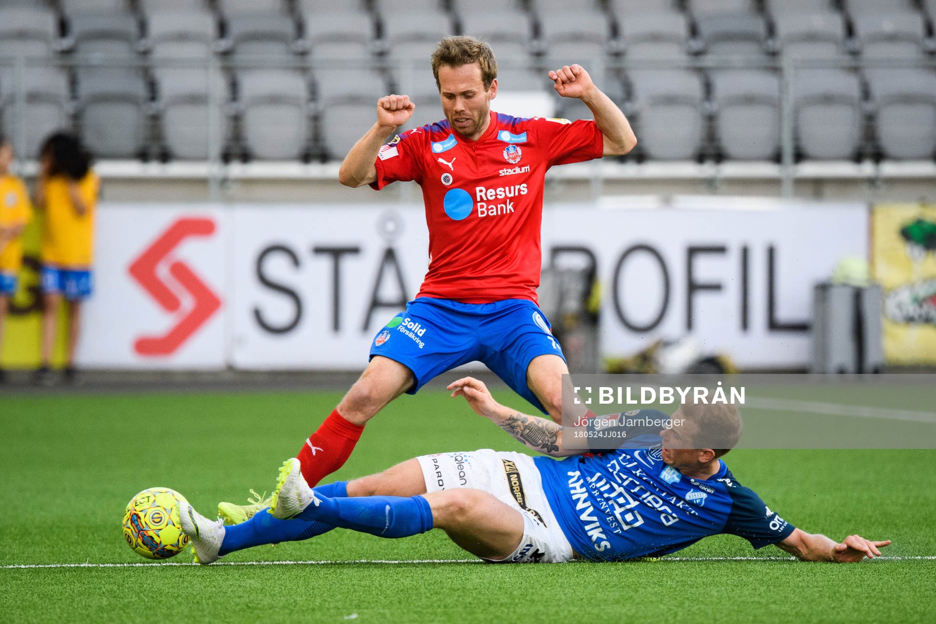 Helsingborgs Anders Degn Randrup och Norrbys Nicklas