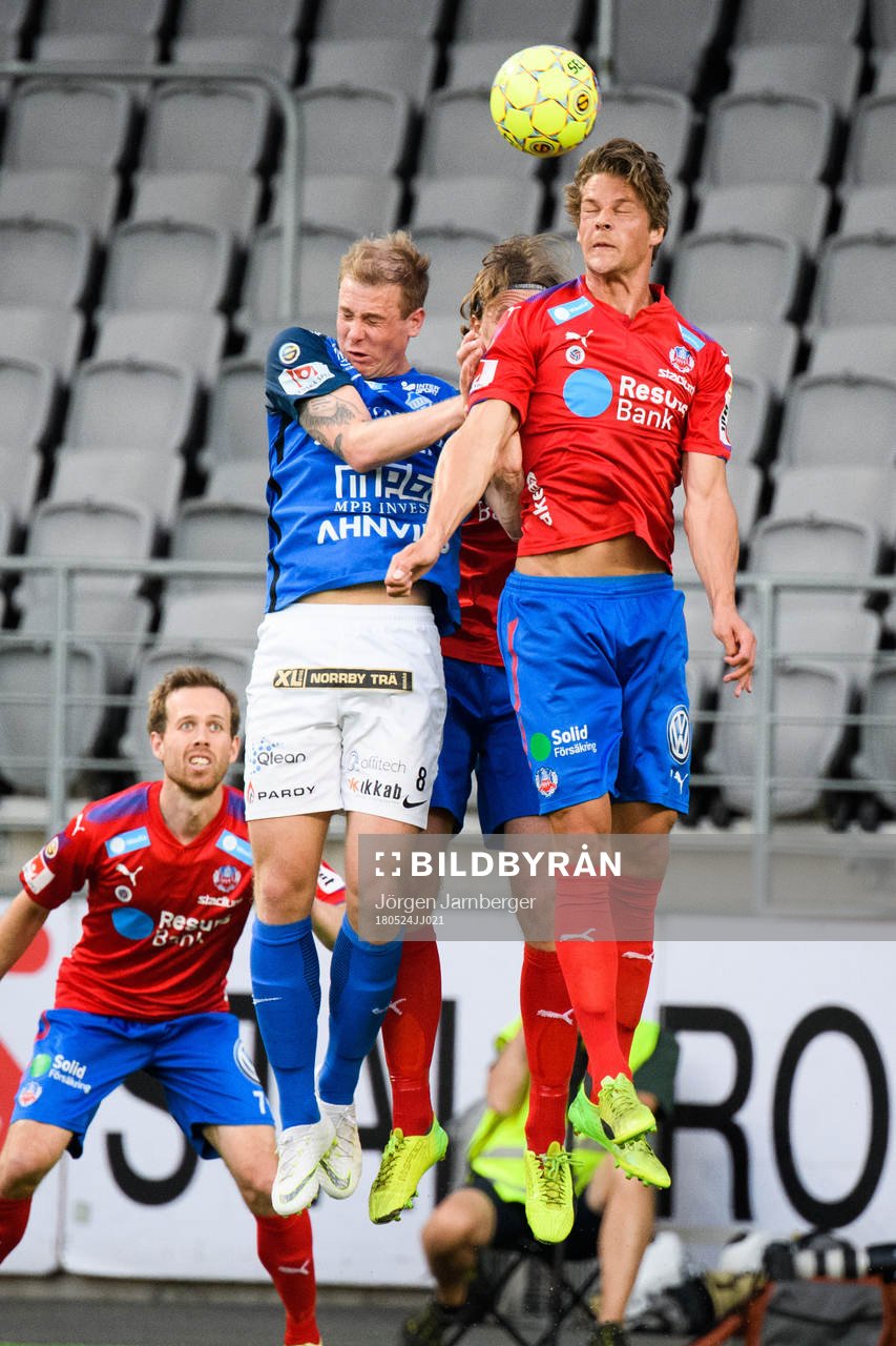 Helsingborgs Fredrik Liverstam och Norrbys Nicklas