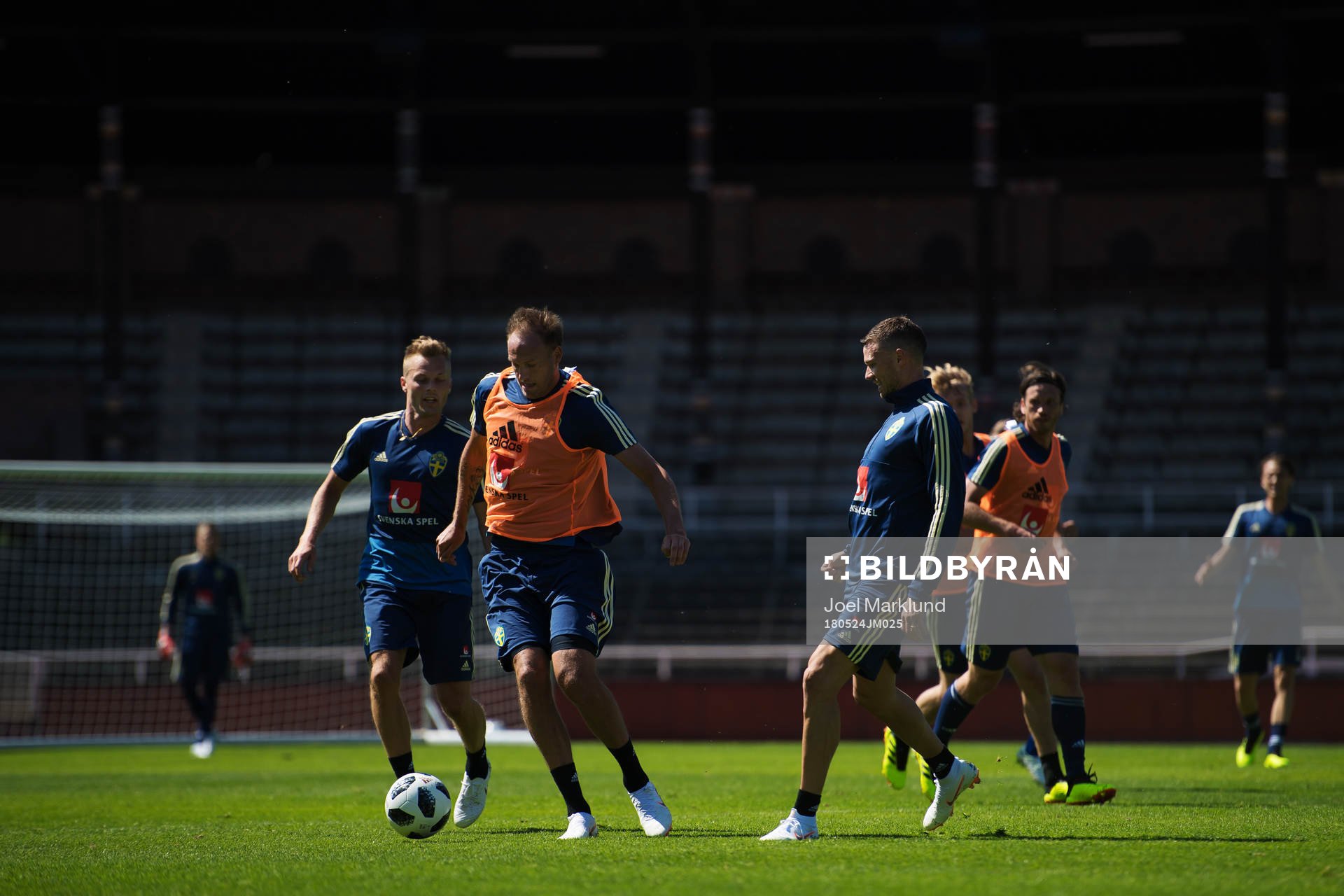 Sebastian Larsson, Andreas Granqvist och Marcus Berg