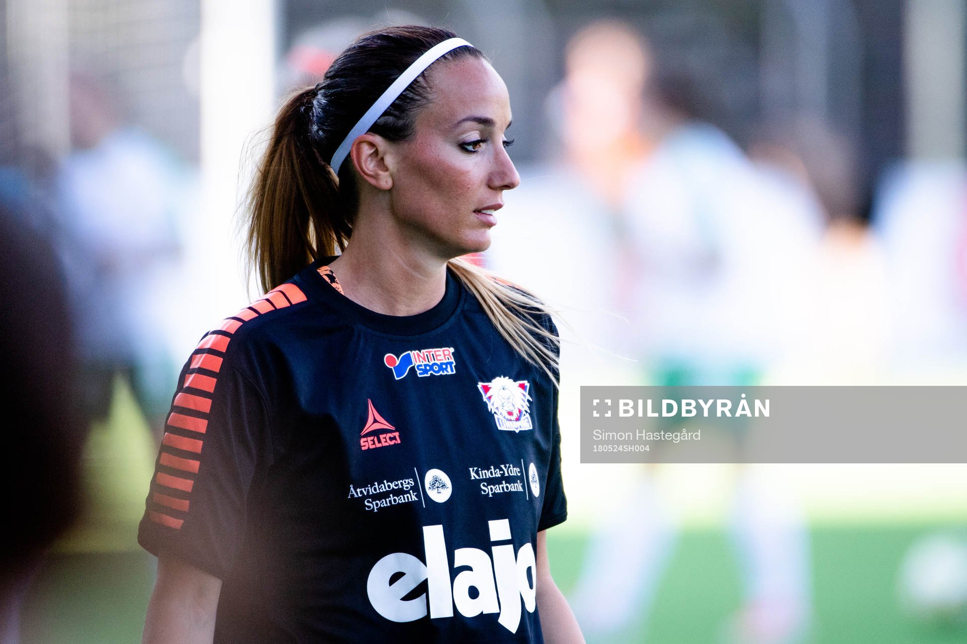 Linköpings Kosovare Asllani före fotbollsmatchen i