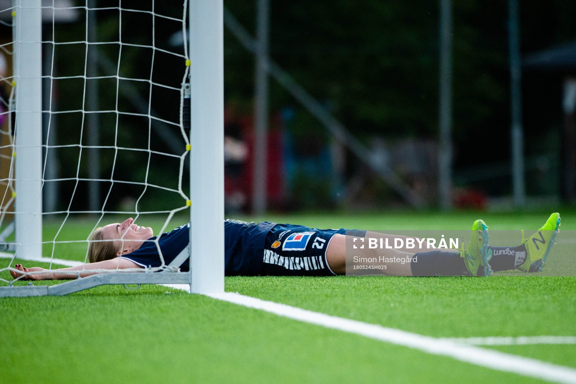 Linköpings Natasha Dowie jublar