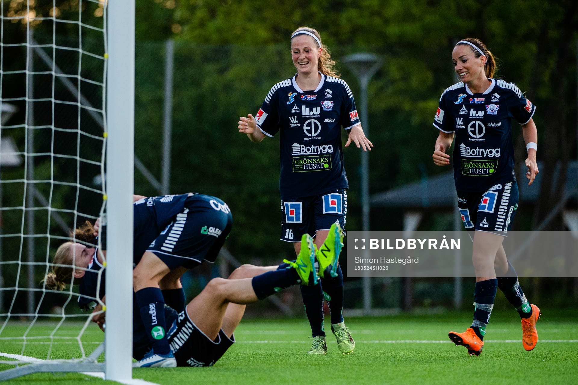 Linköpings spelare jublar