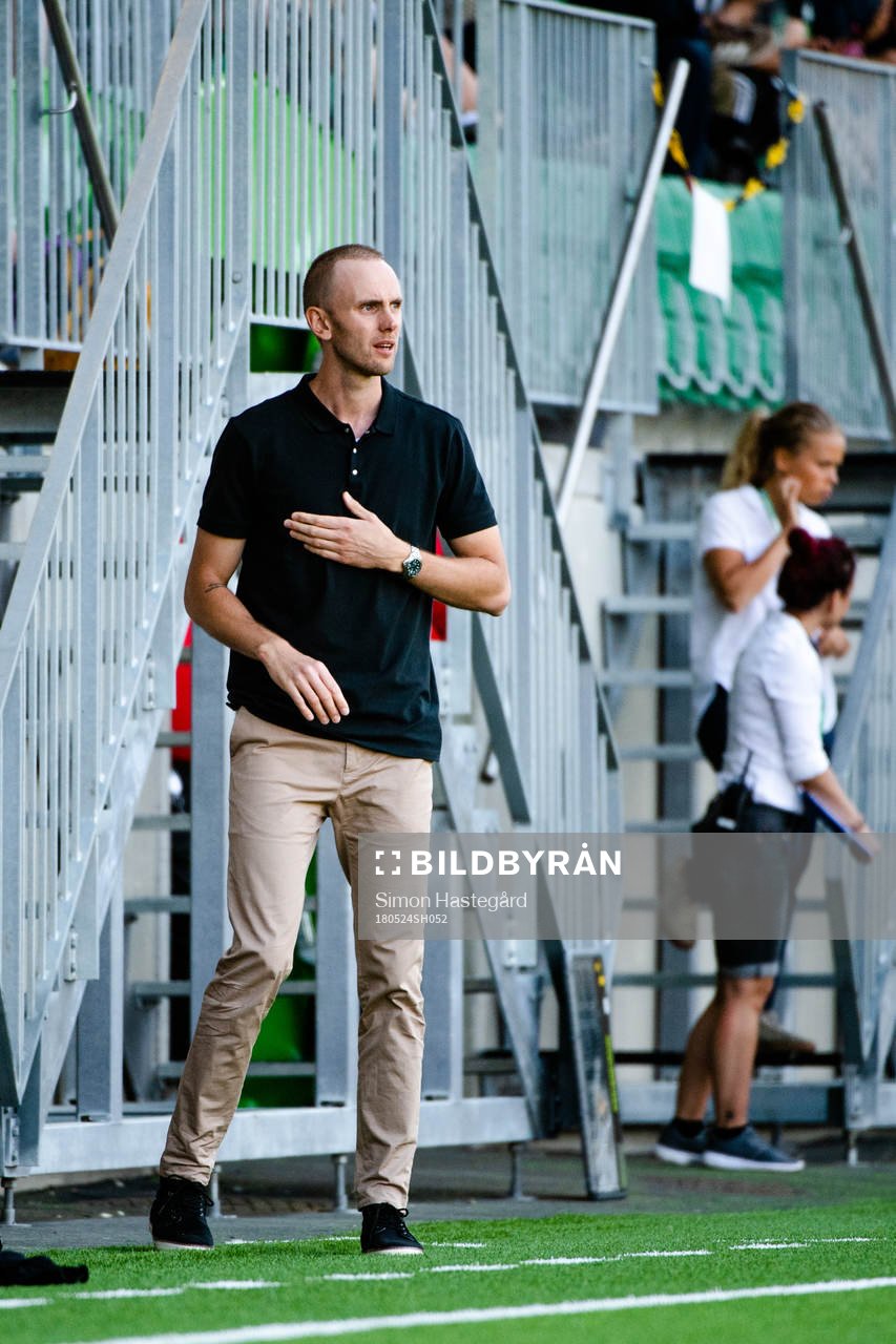 Linköpings tränare Henrik Jensen