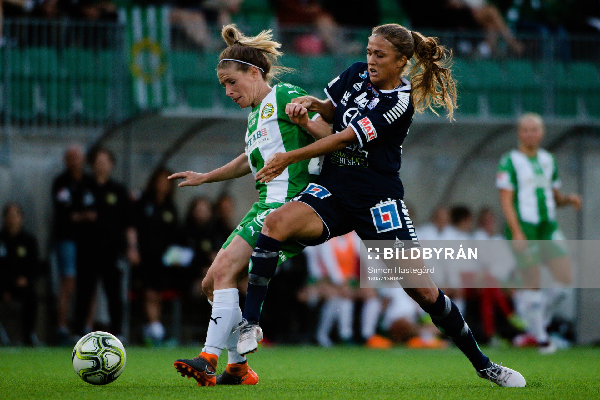 Hammarbys Elise Kellond-Knight och Linköpings Filippa
