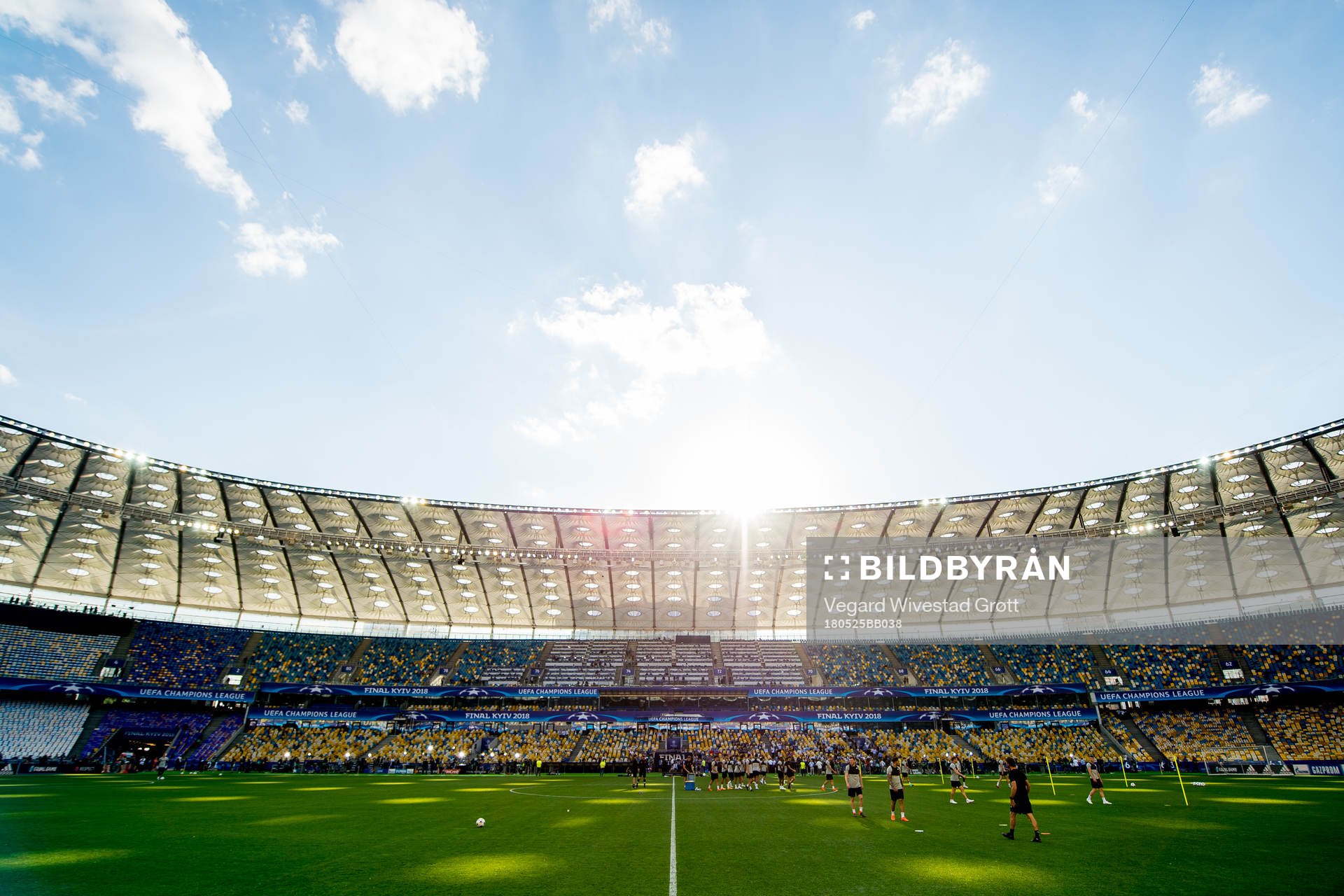 General view of NSC Olimpiyskiy stadium