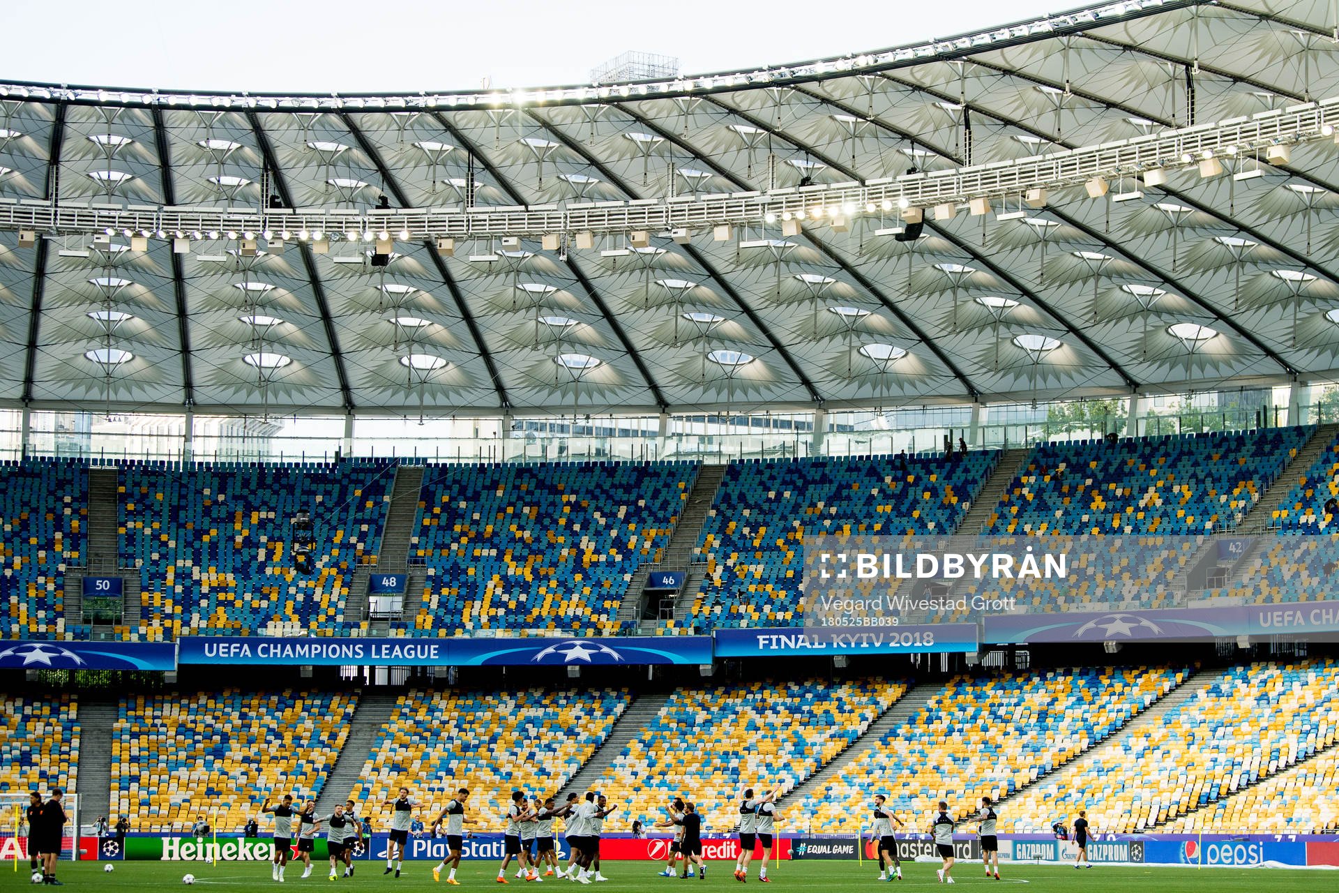 General view of NSC Olimpiyskiy stadium
