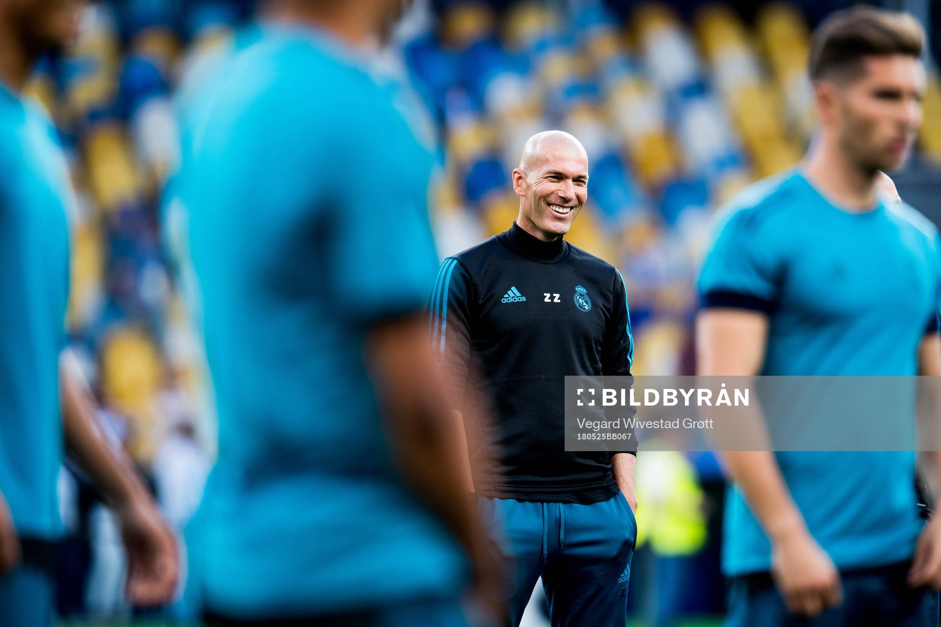 Zinedine Zidane, head coach of Real Madrid
