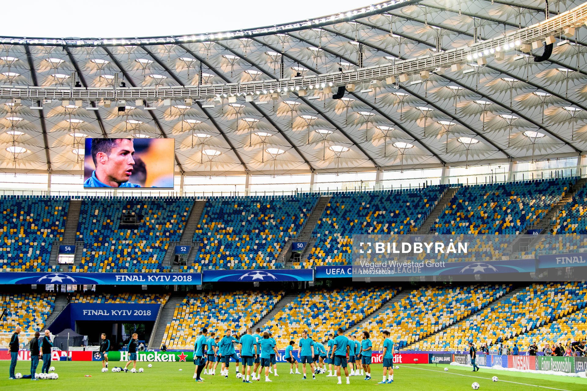 General view of NSC Olimpiyskiy stadium